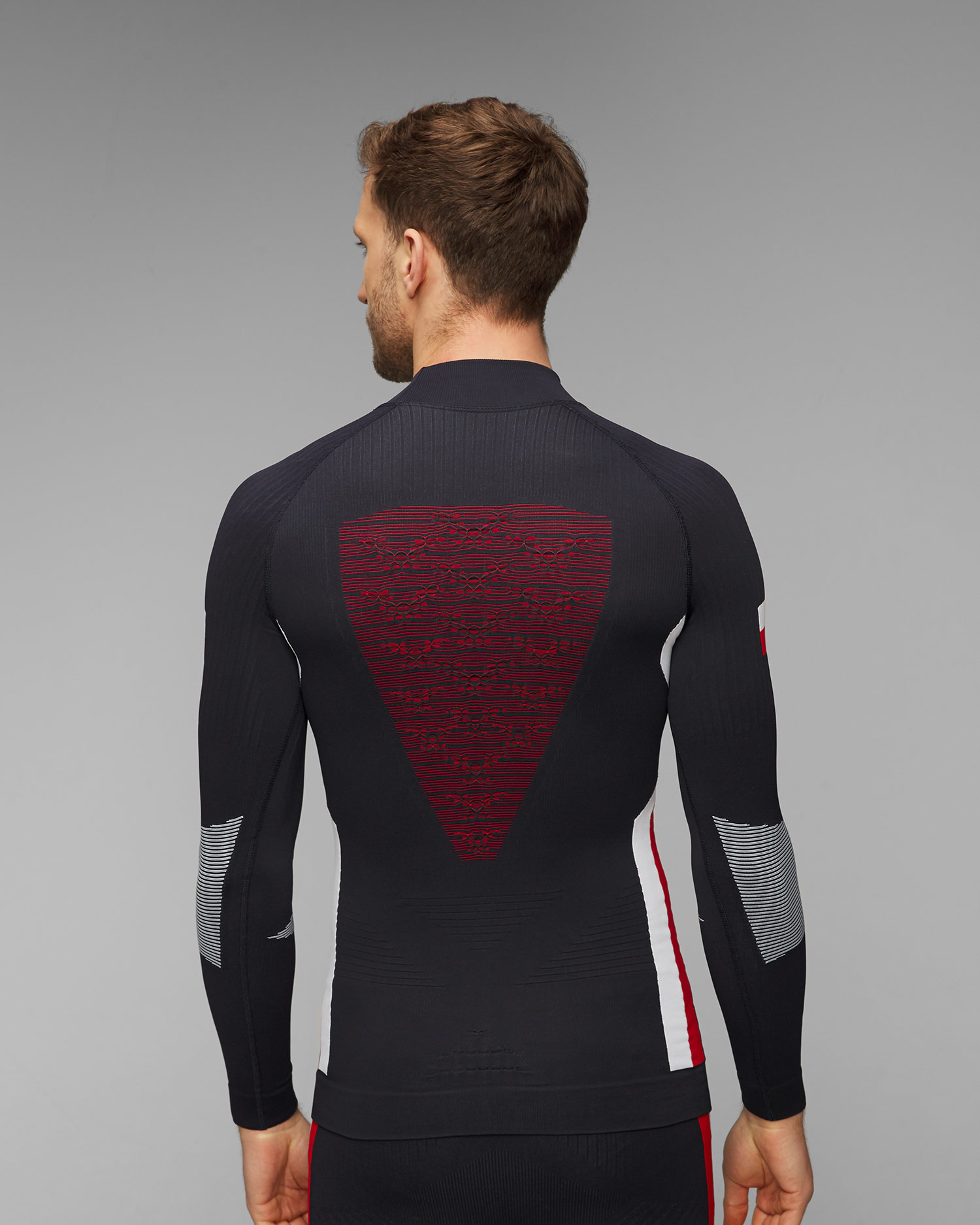 Longsleeve termoaktywny z półgolfem męski X-Bionic Energy Accumulator 4.0 Patriot Poland