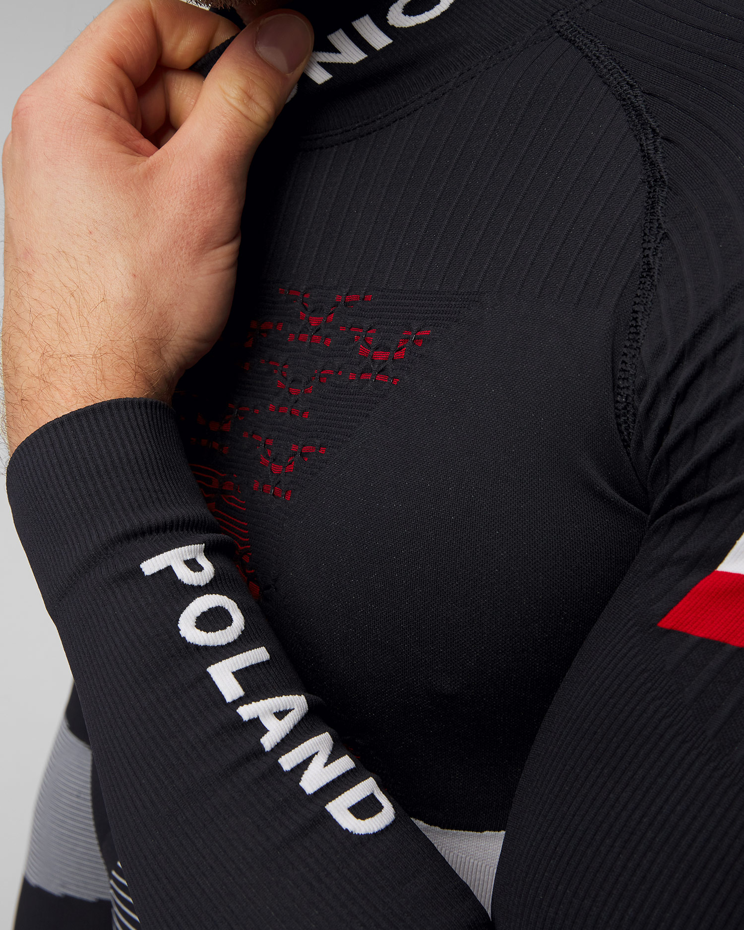 Longsleeve termoaktywny z półgolfem męski X-Bionic Energy Accumulator 4.0 Patriot Poland