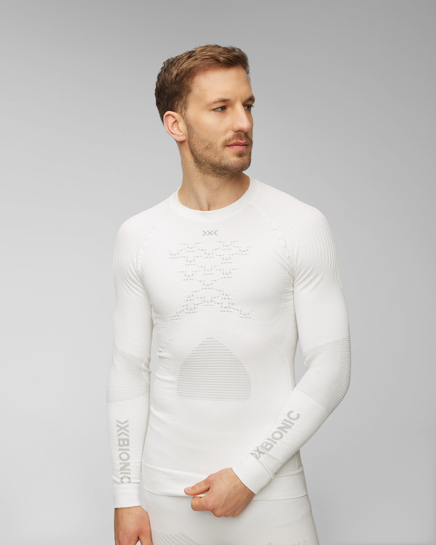 X-Bionic Energy Accumulator 4.0 Armadillo LG SL Unisex-Thermo-Longsleeve in Weiß
