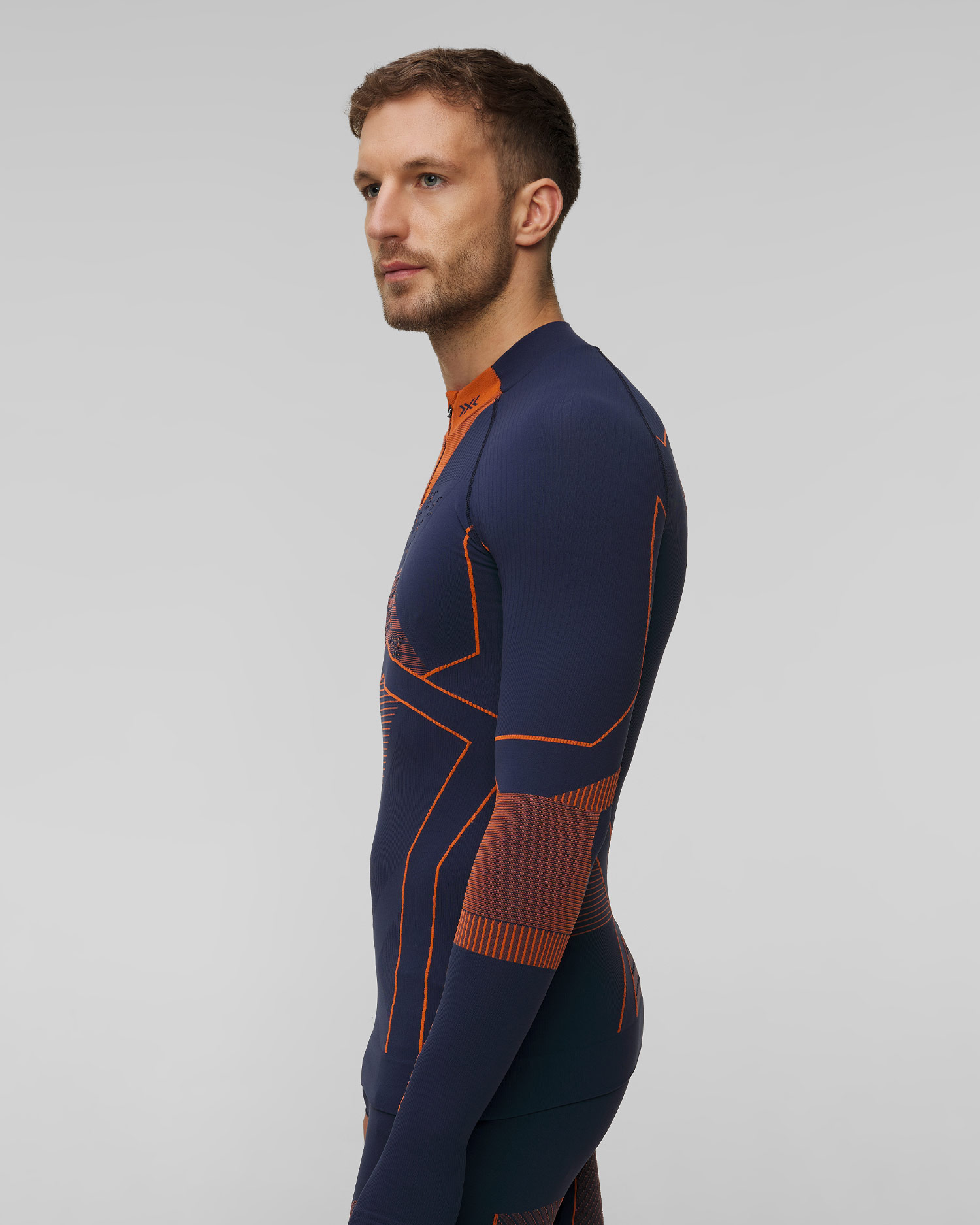 Pánské termotričko na zip X-Bionic Energy Accumulator Light Shirt LS 1/2 Zip