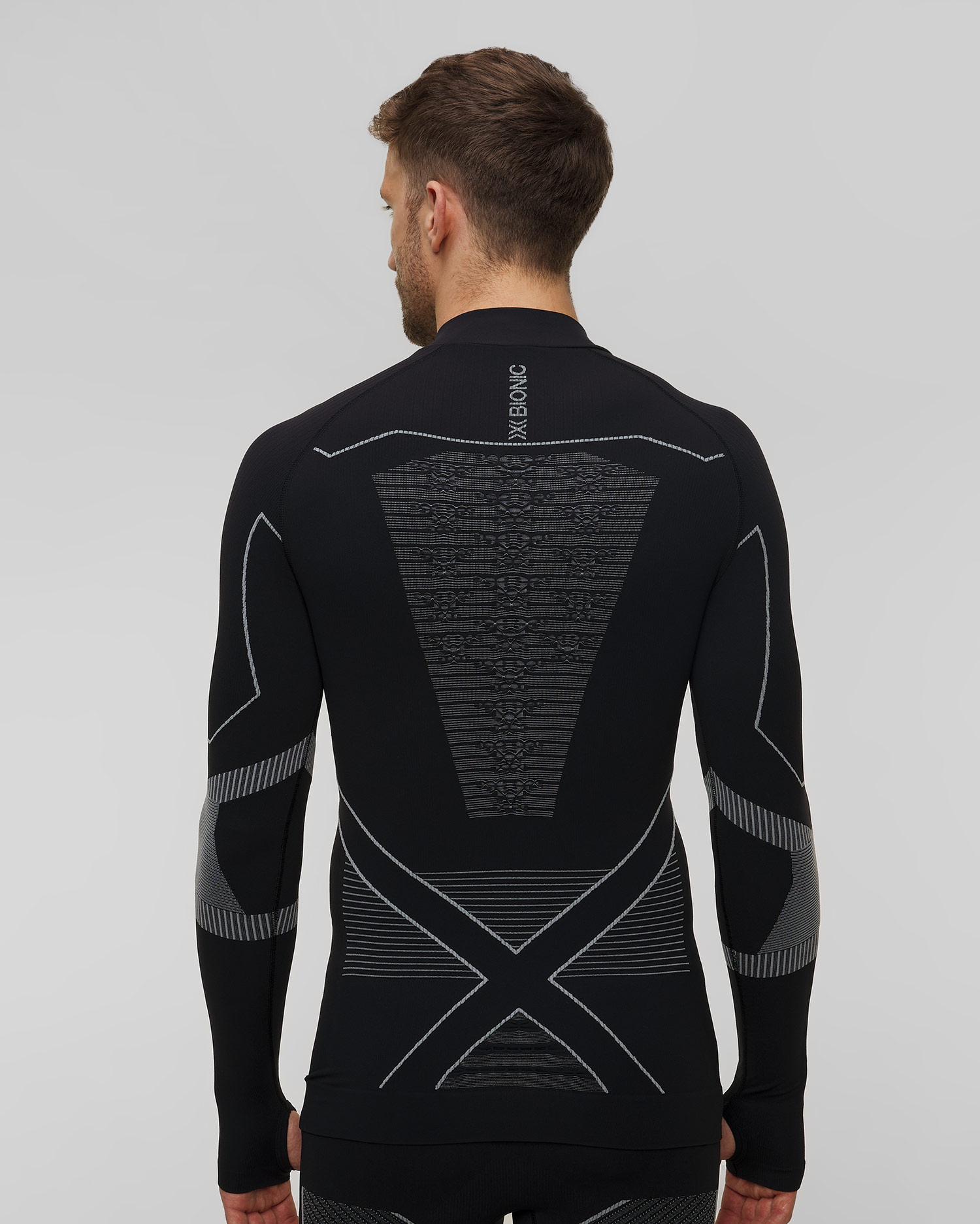 Pánské termotričko na zip X-Bionic Energy Accumulator Light Shirt LS 1/2 Zip