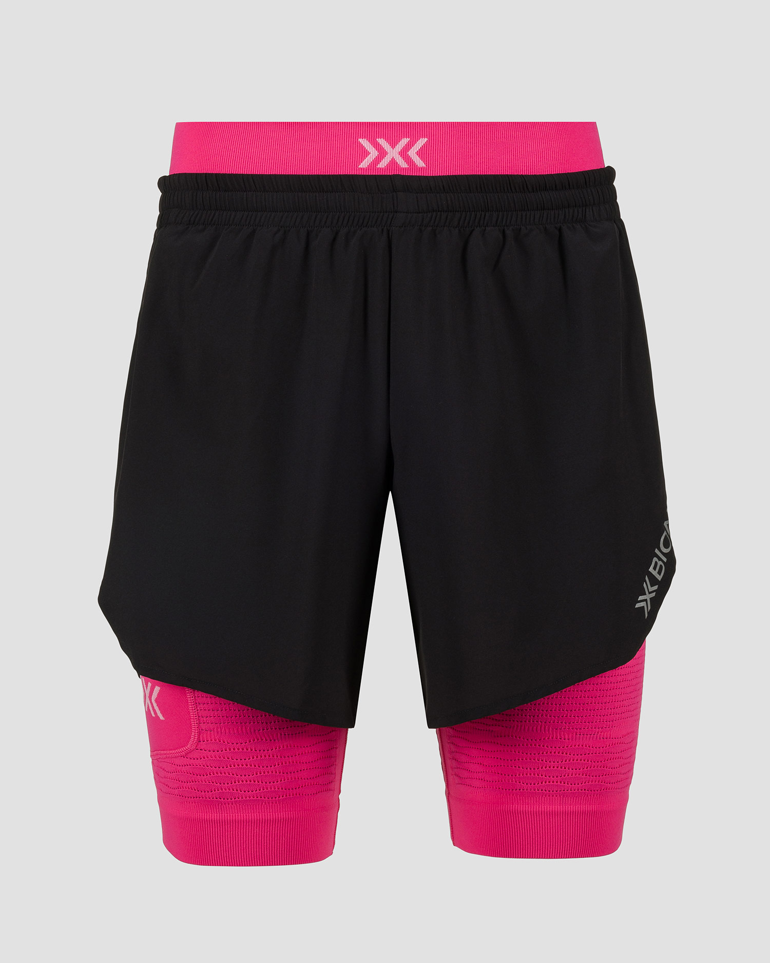 Short de course pour hommes X-Bionic Effektor 2in1