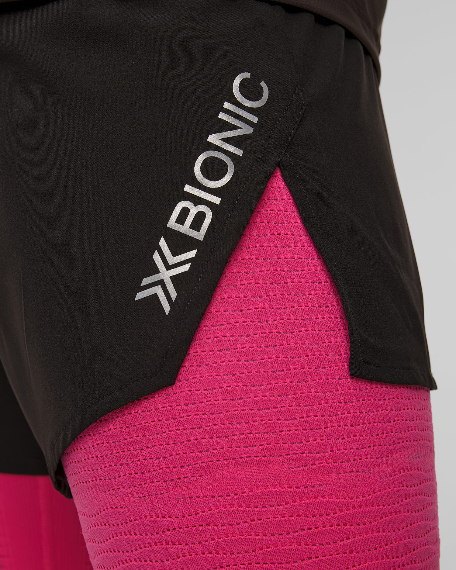 Pantaloncini da corsa da uomo X-Bionic Effektor 2in1