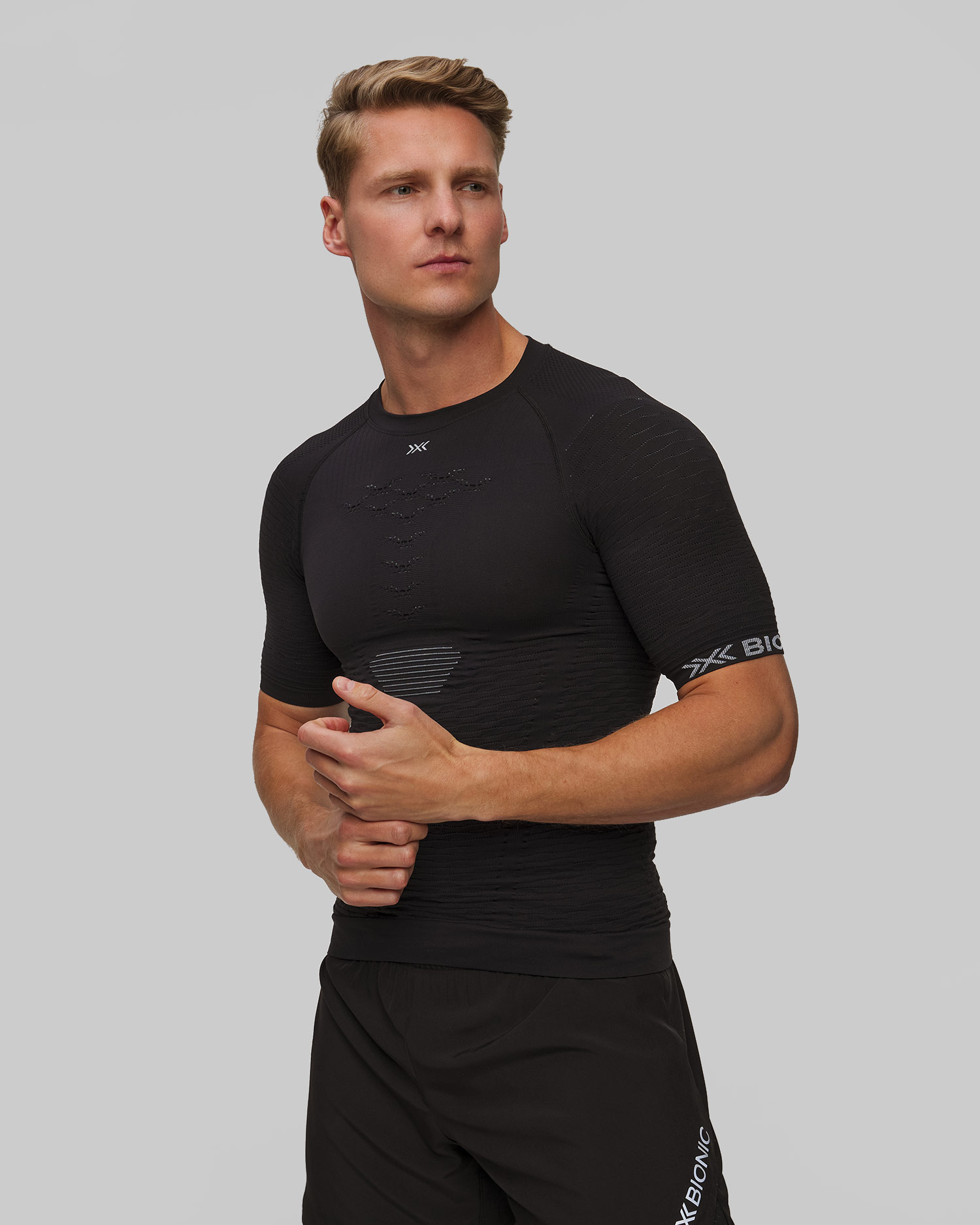 Tricou de alergare pentru bărbați X-Bionic Effektor Shirt negru