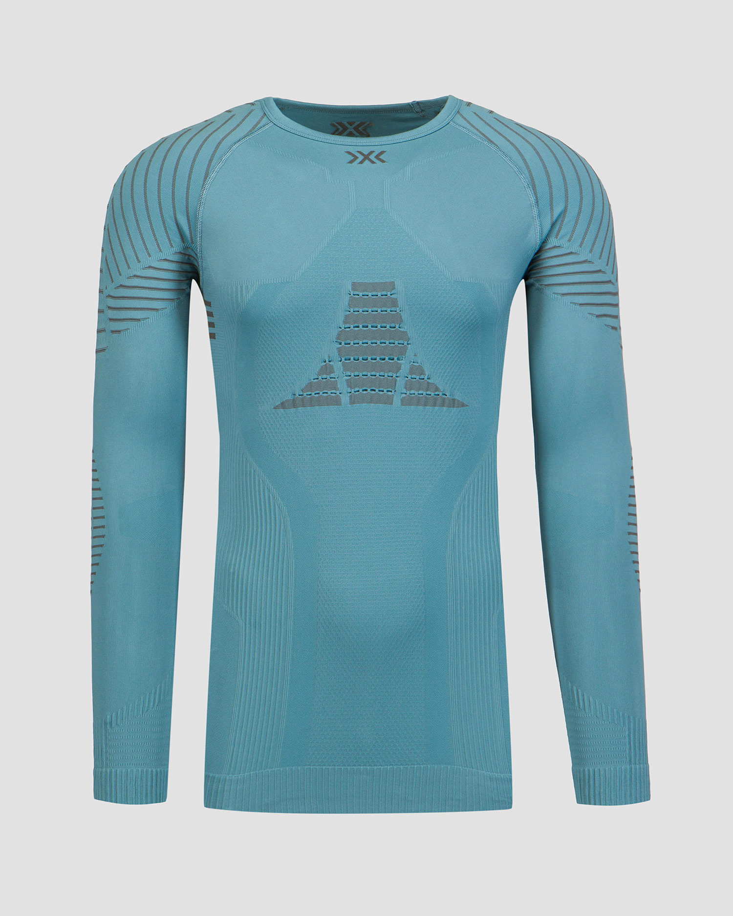 Niebieski longsleeve termoaktywny męski X-Bionic Invent 4.0 LG SL