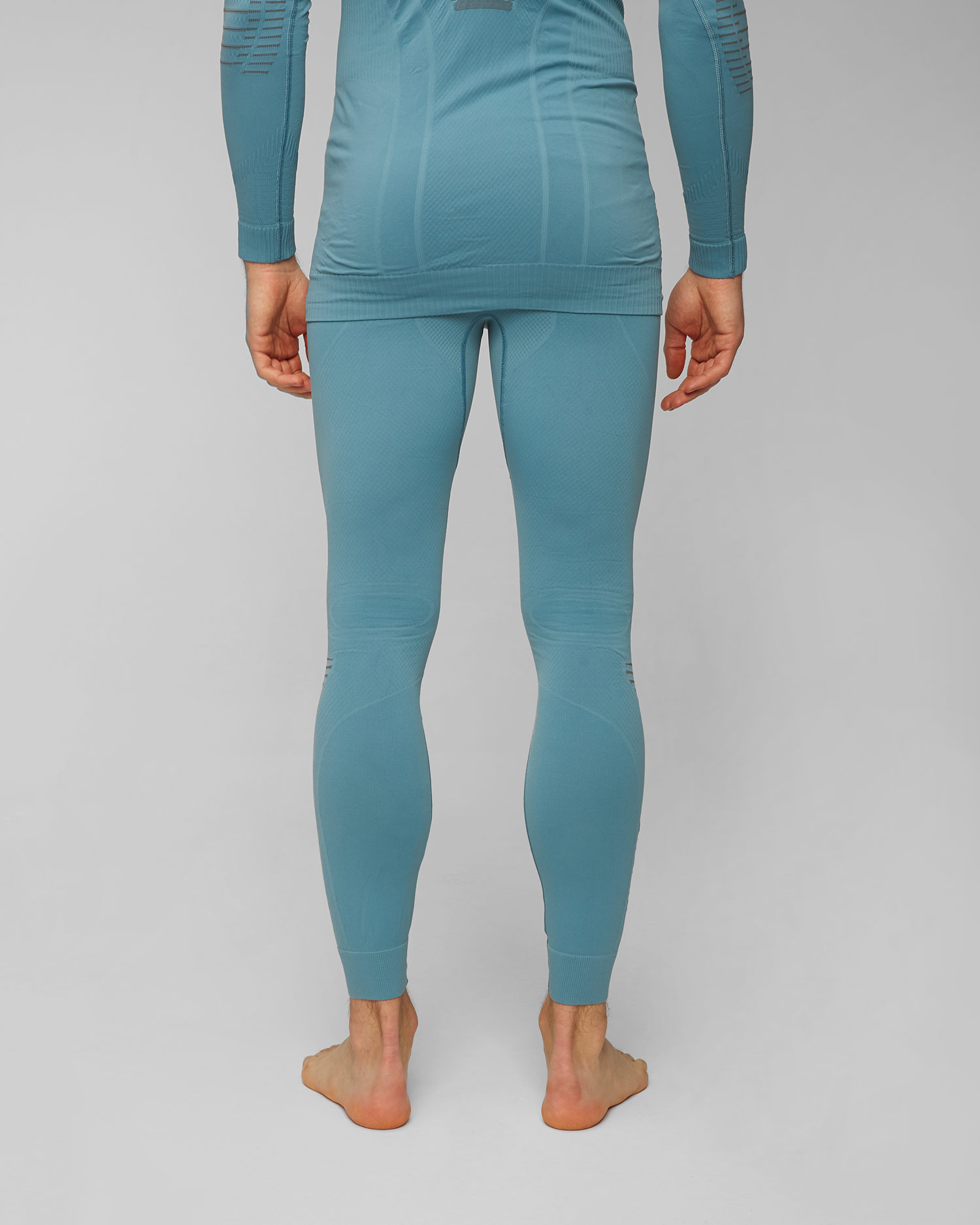 Niebieskie leginsy termoaktywne męskie X-Bionic Invent 4.0