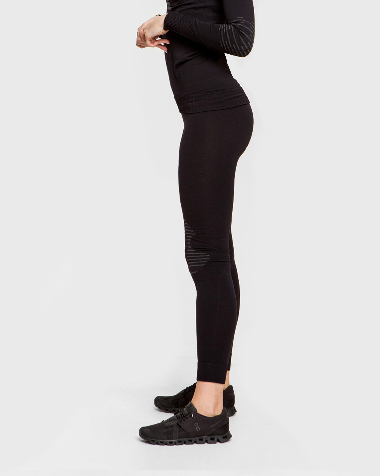 Leginsy termoaktywne damskie X-Bionic Invent 4.0 czarne