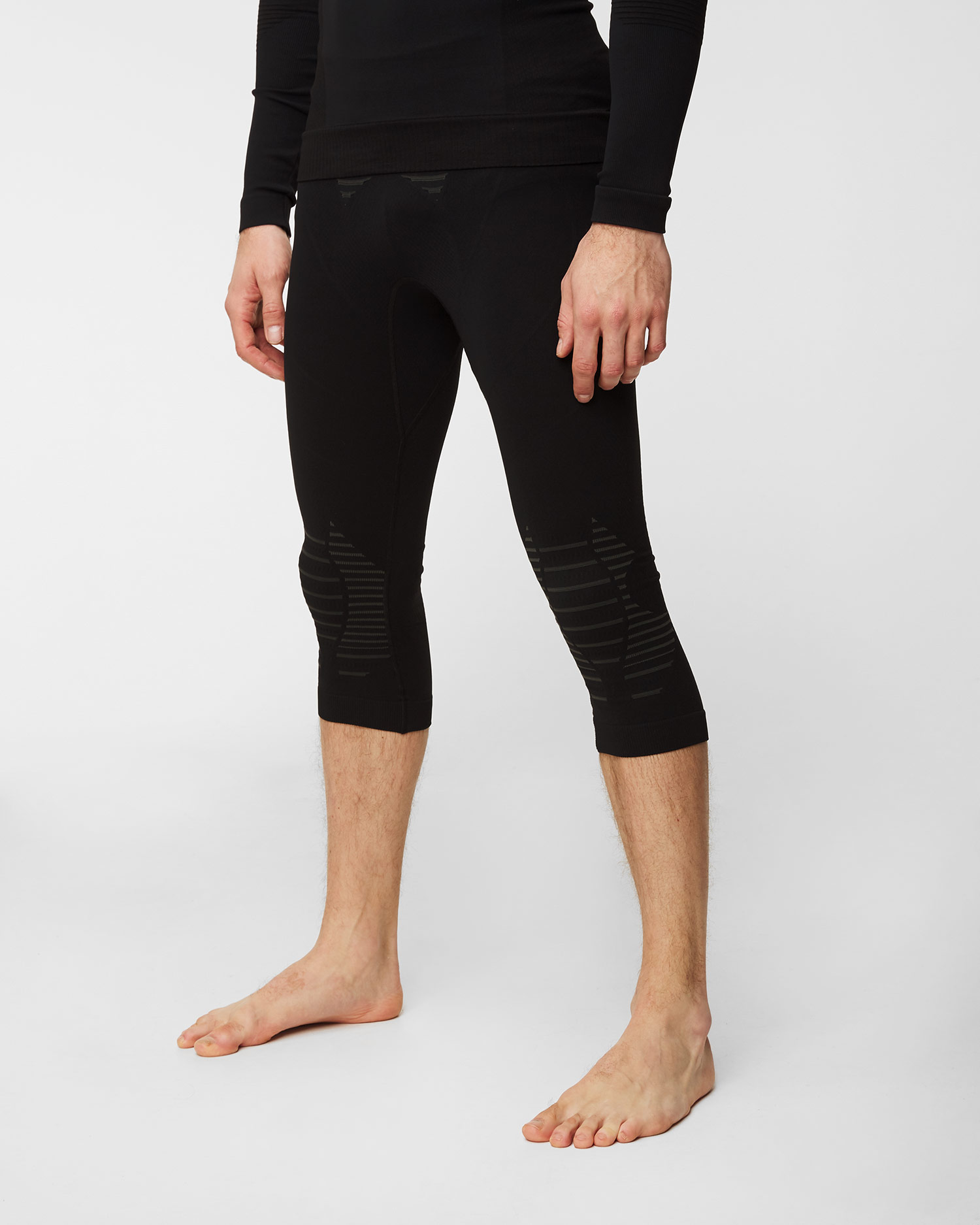 Colanți termoactivi 3/4 pentru femei X-Bionic Invent 4.0 negri