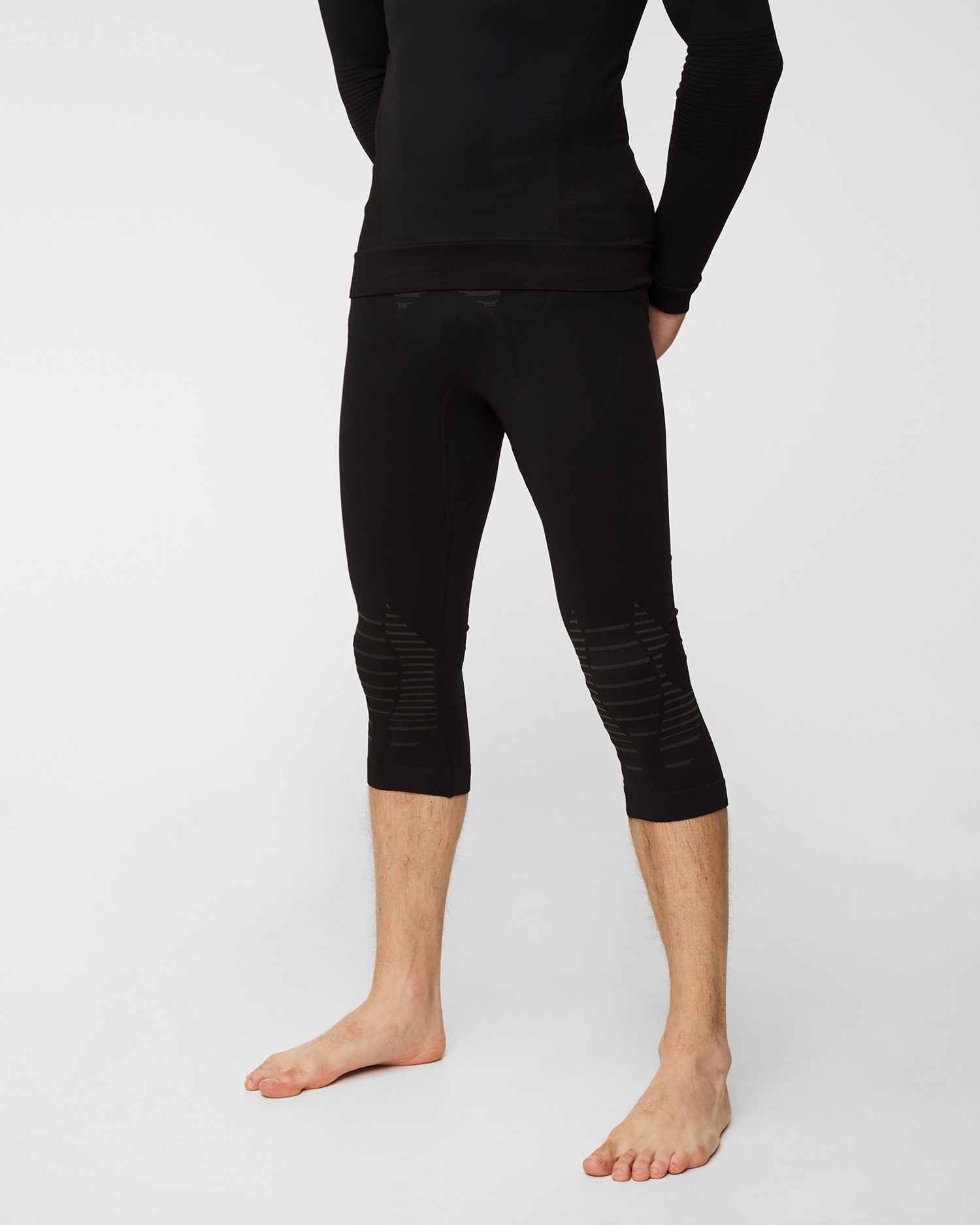 Colanți termoactivi 3/4 pentru femei X-Bionic Invent 4.0 negri