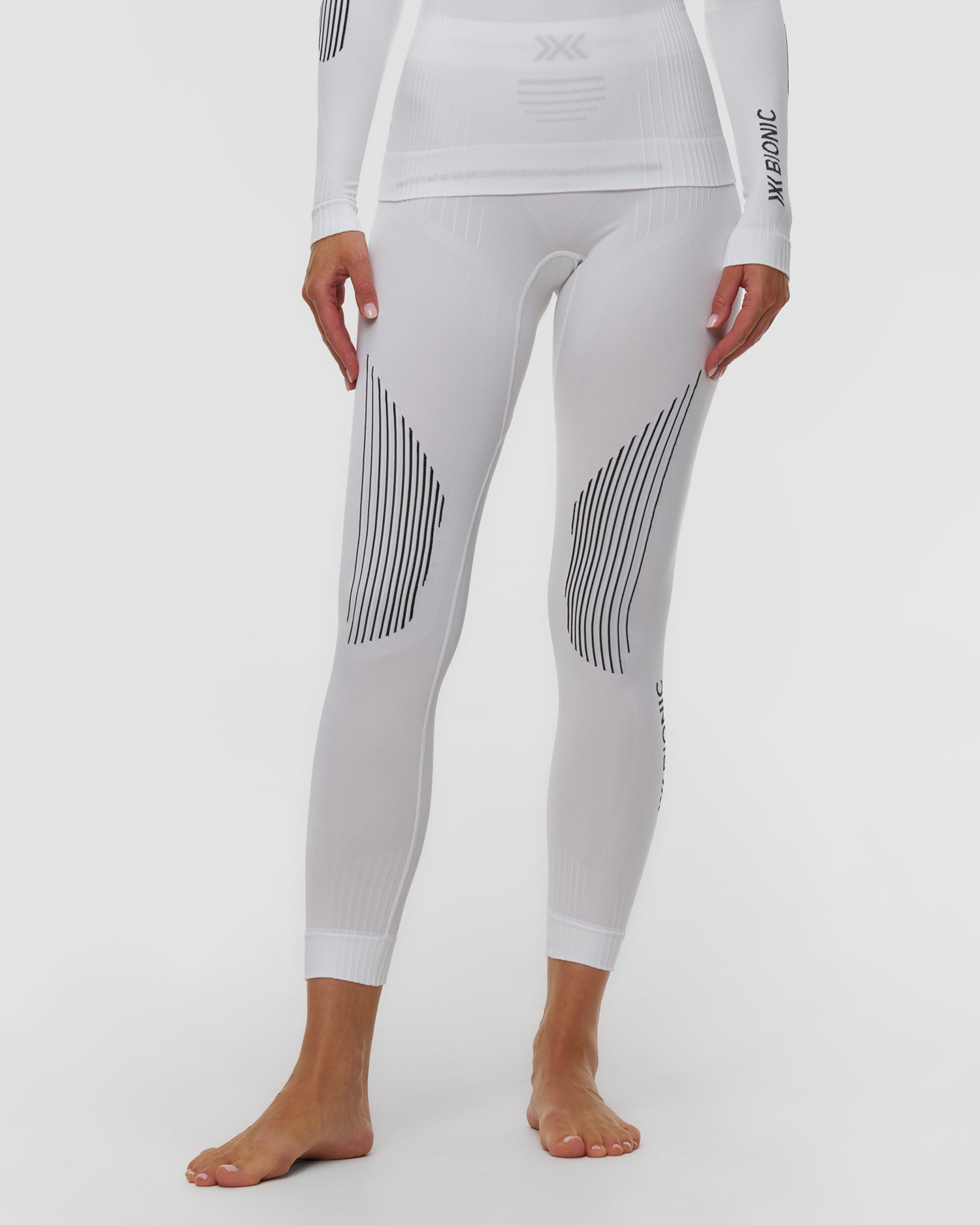 Dámske termo legíny X-Bionic Invent Pants biele