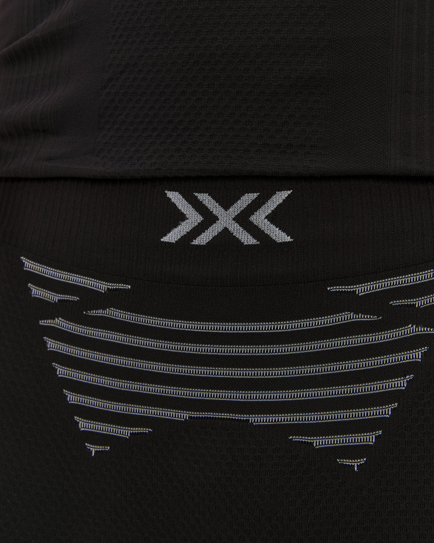 Leginsy termoaktywne 3/4 męskie X-Bionic Invent Graphics czarno-szare