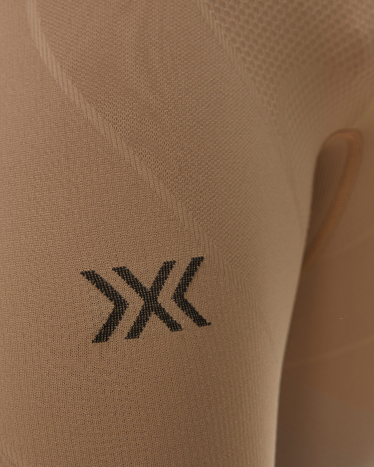 Leginsy termoaktywne męskie X-Bionic Invent Graphics beżowo-szare