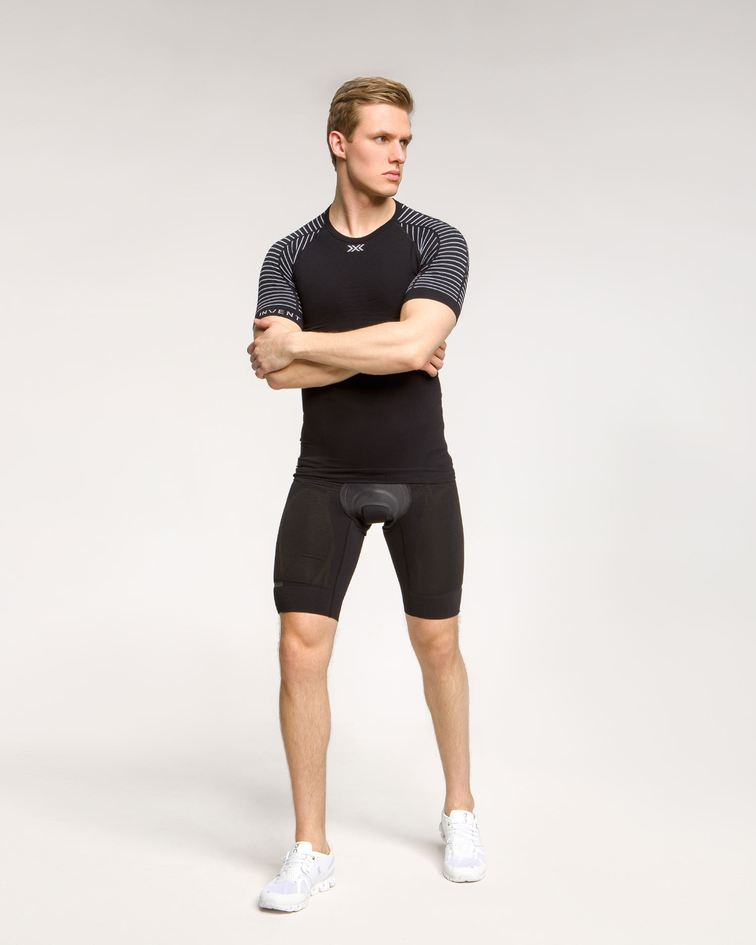 Men's thermo-active T-shirt X-Bionic Invent 4.0 Lt black