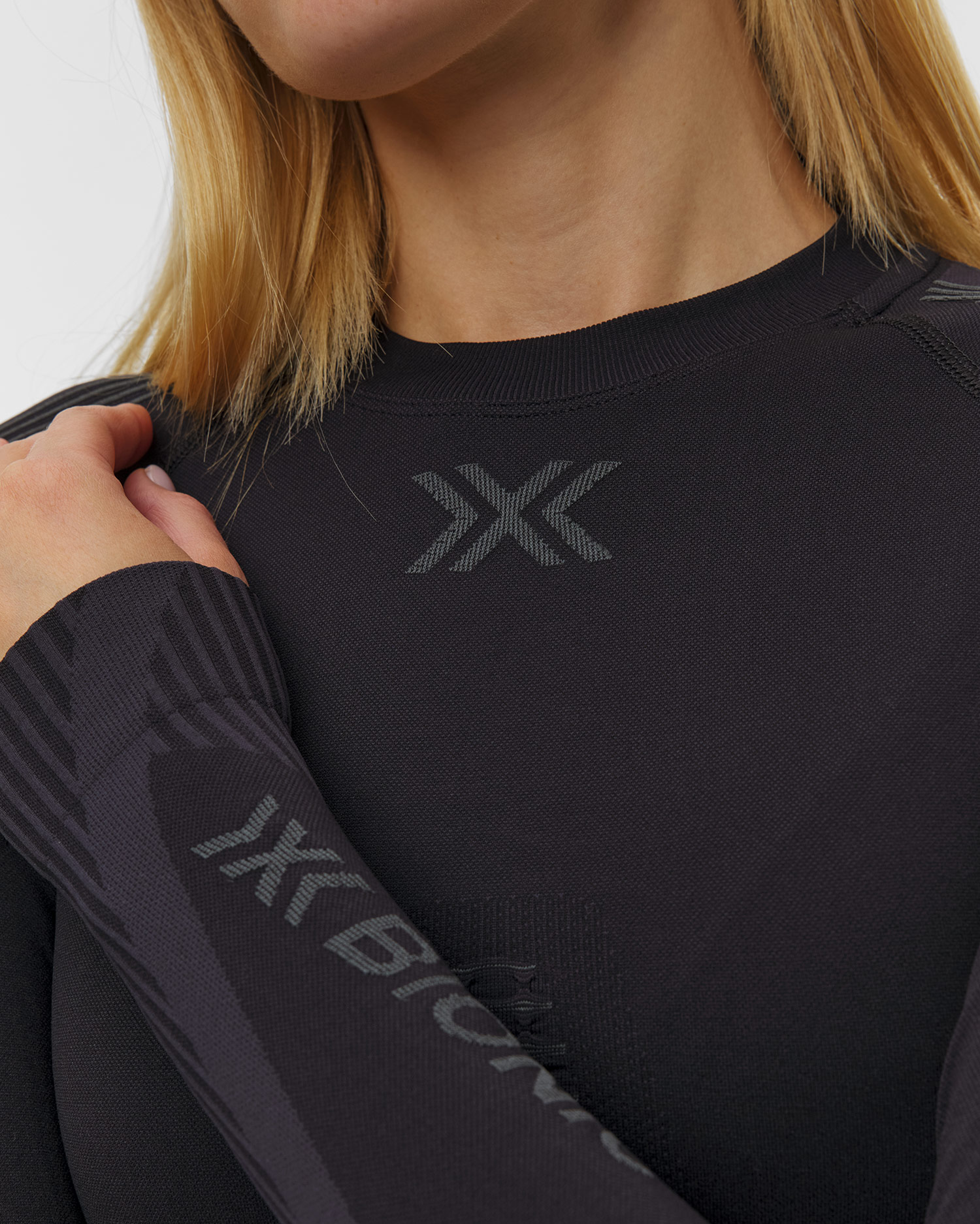 Dámske termo tričko s dlhým rukávom X-Bionic Invent Shirt LS čierne