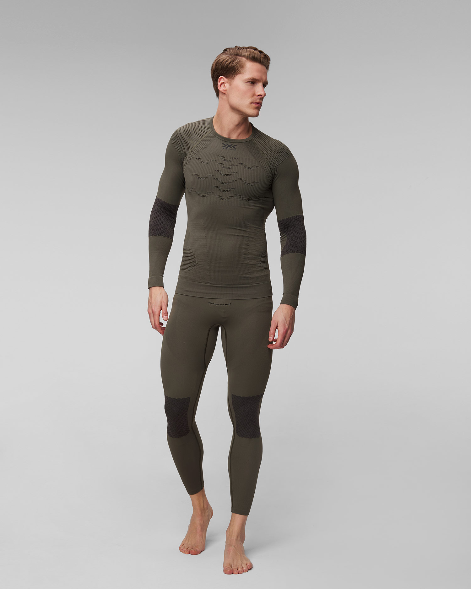 Zelené termoaktívne legíny X-Bionic X-Plorer Energizer 4.0