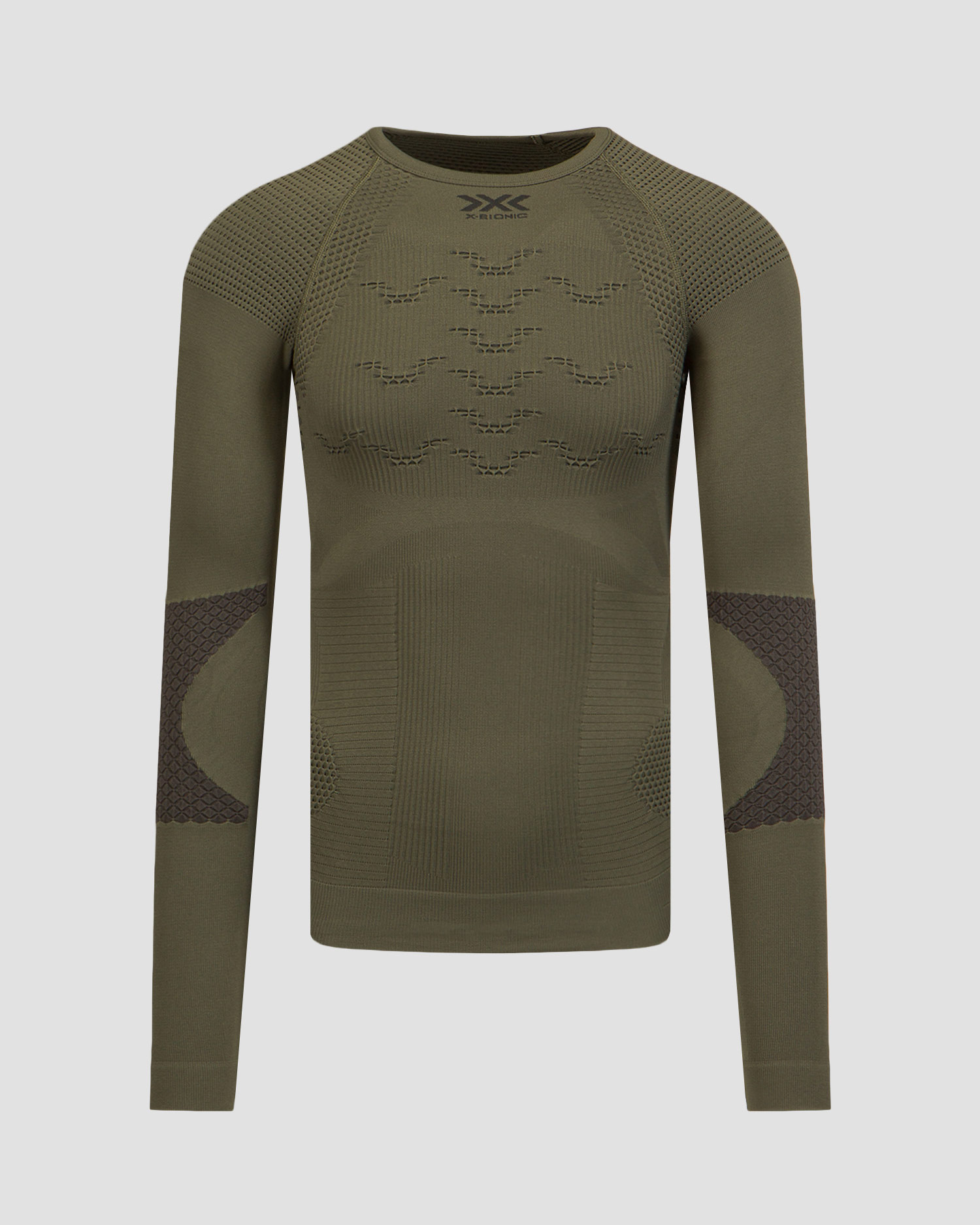 Zielona koszulka męska z długim rękawem X-Bionic X-Plorer Energizer 4.0