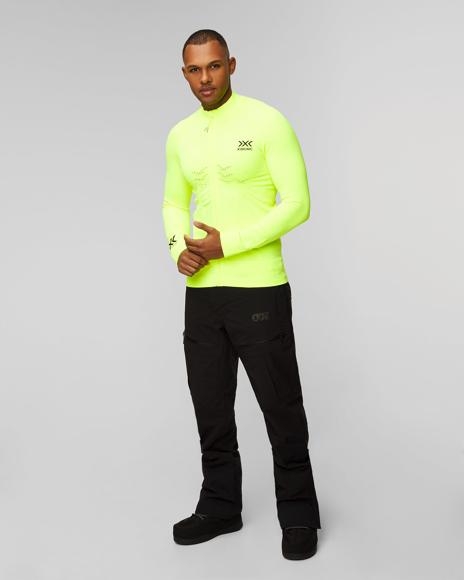 Żółta bluza transmisyjna męska X-Bionic Energizer 4.0