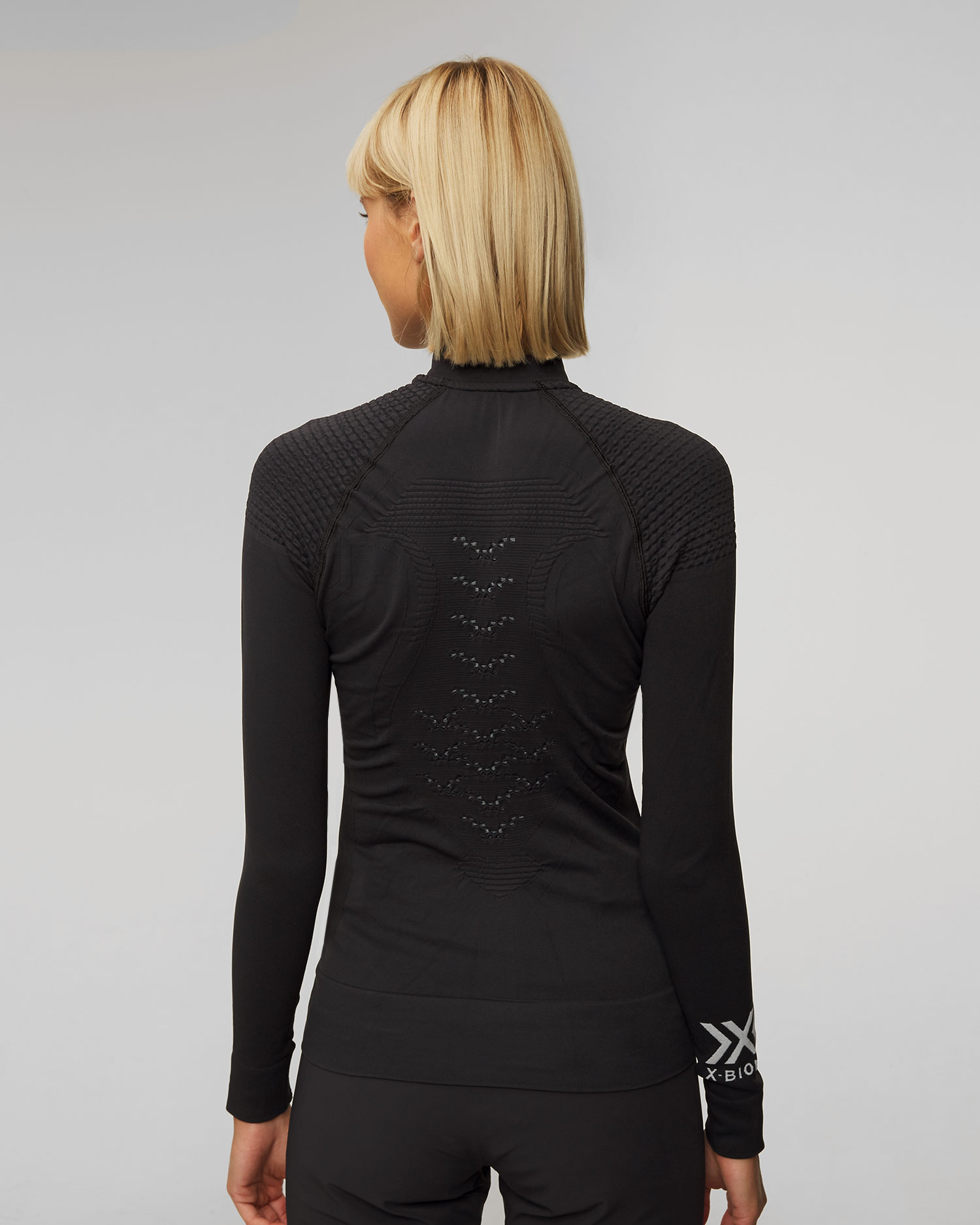 Czarna bluza transmisyjna damska X-Bionic Energizer 4.0