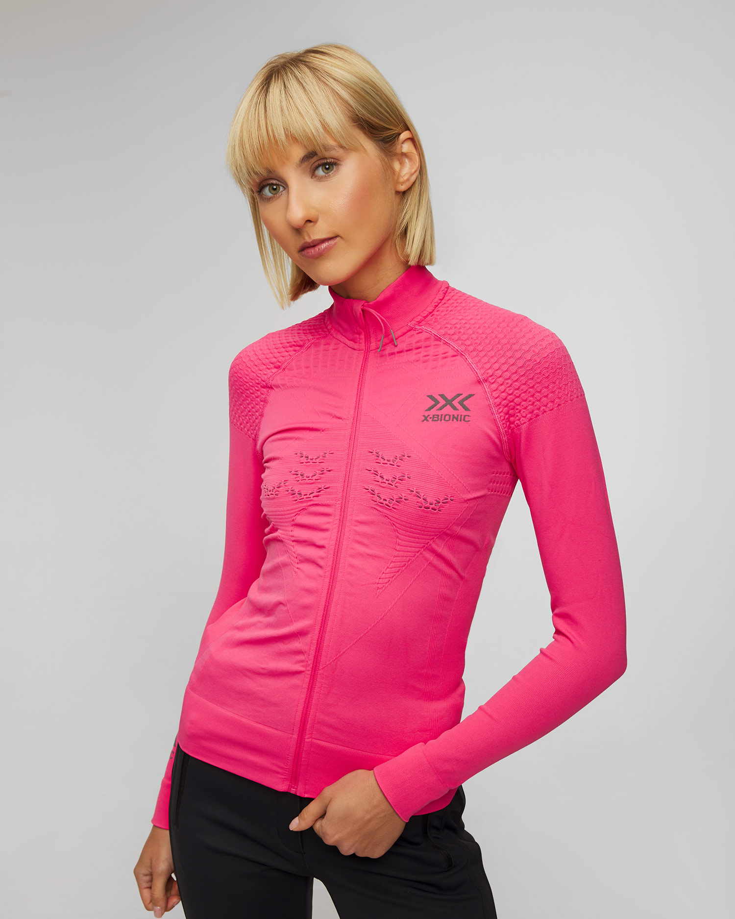 X-Bionic Energizer 4.0 Transmission Damen-Sweatshirt in Pink