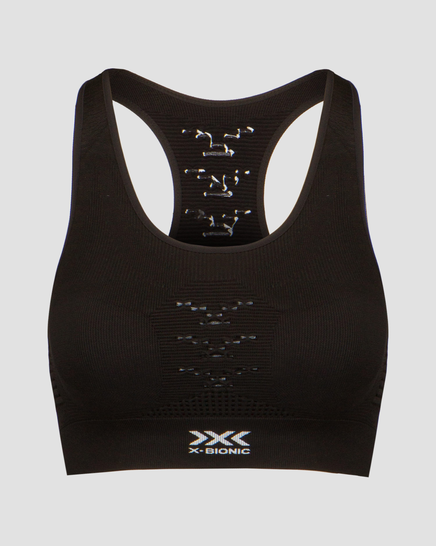 Czarny stanik sportowy X-Bionic Energizer 4.0 Fitness