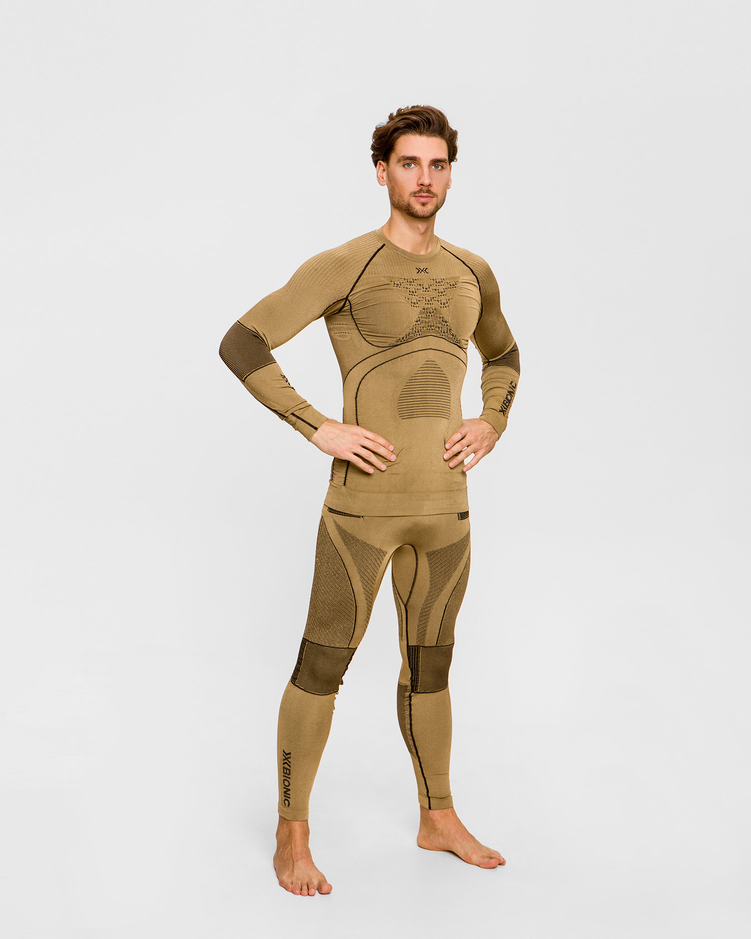 Colanți termoactivi pentru bărbați X-Bionic Radiactor 4.0 aurii