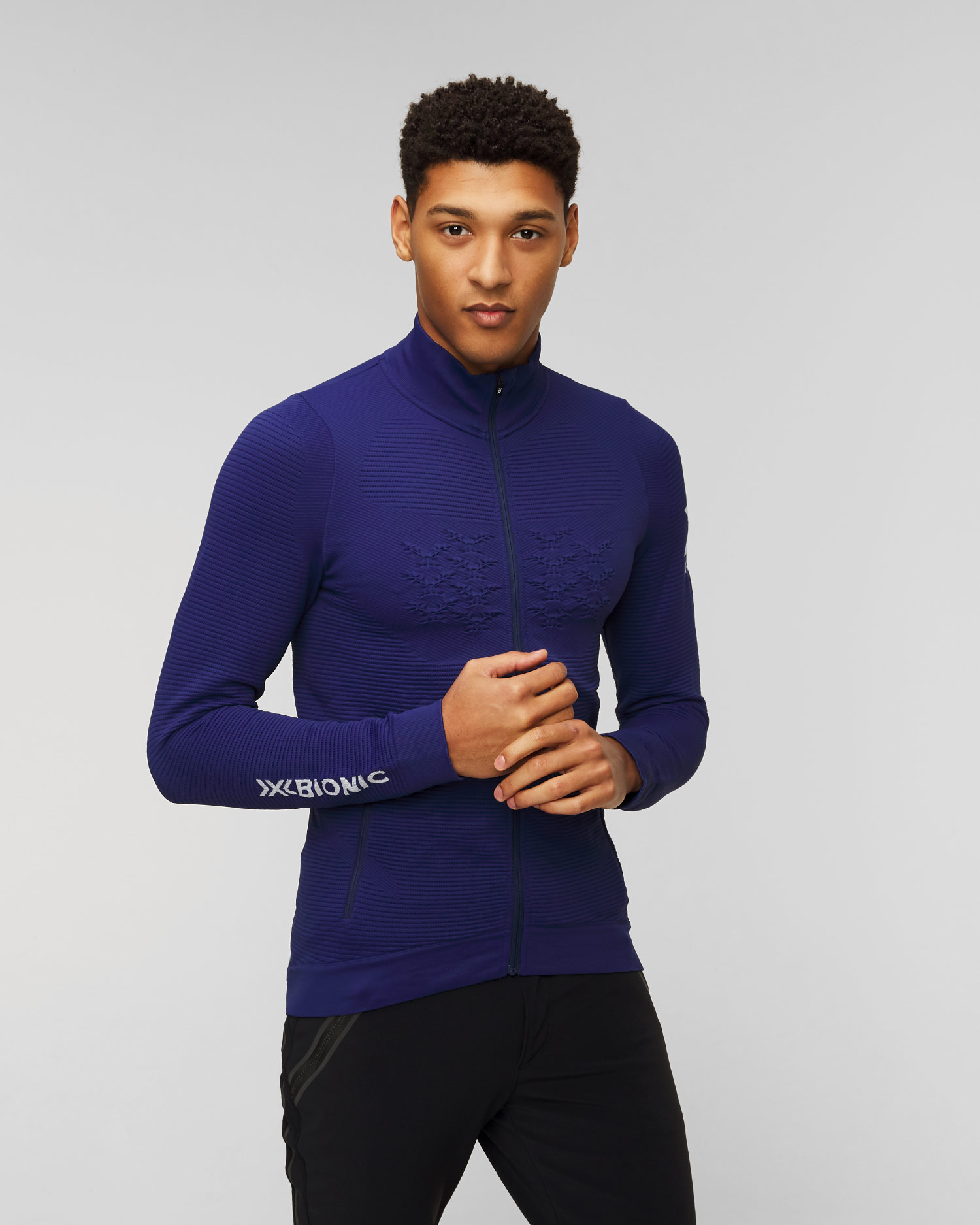 Veste de transmission bleu marine pour hommes X-Bionic Instructor 4.0