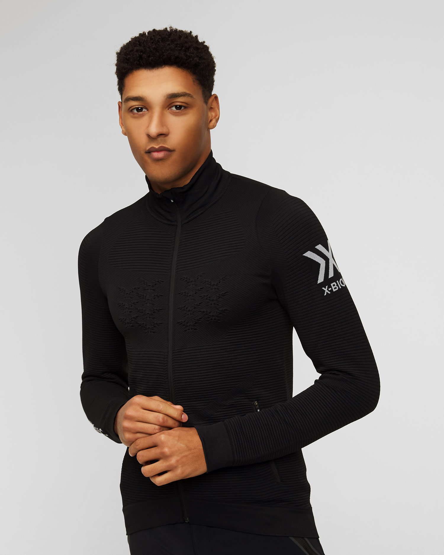 Felpa nera da uomo X-Bionic Instructor 4.0