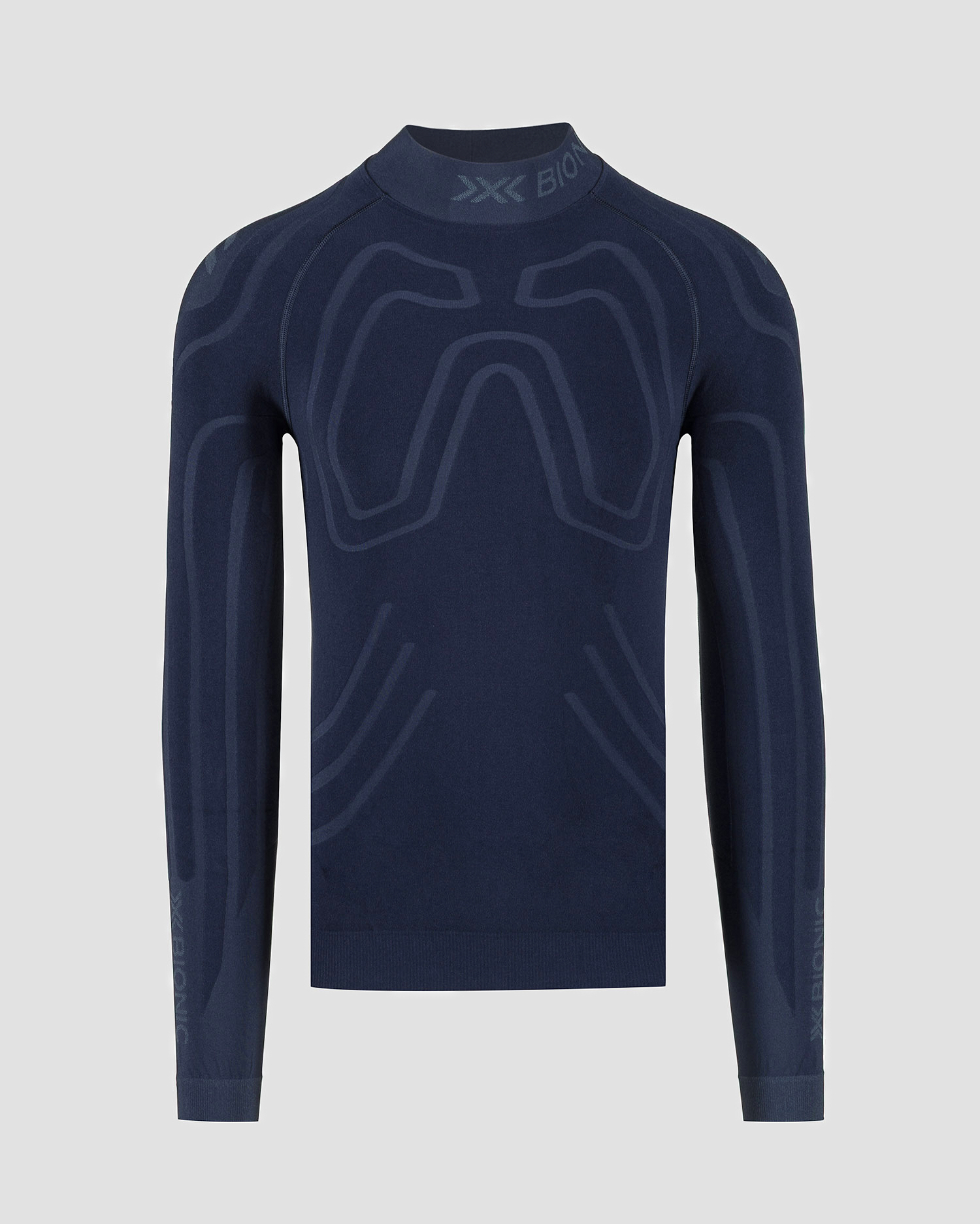 Tricou termoactiv cu mânecă lungă pentru bărbați X-Bionic Heatloop Shirt LS bleumarin