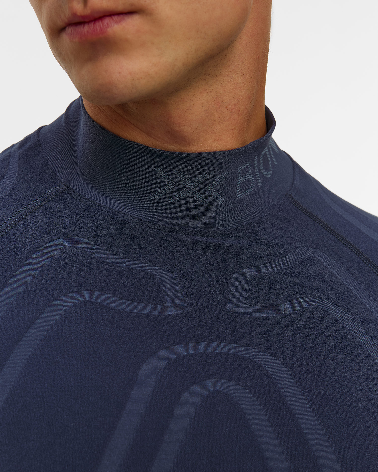 Tricou termoactiv cu mânecă lungă pentru bărbați X-Bionic Heatloop Shirt LS bleumarin