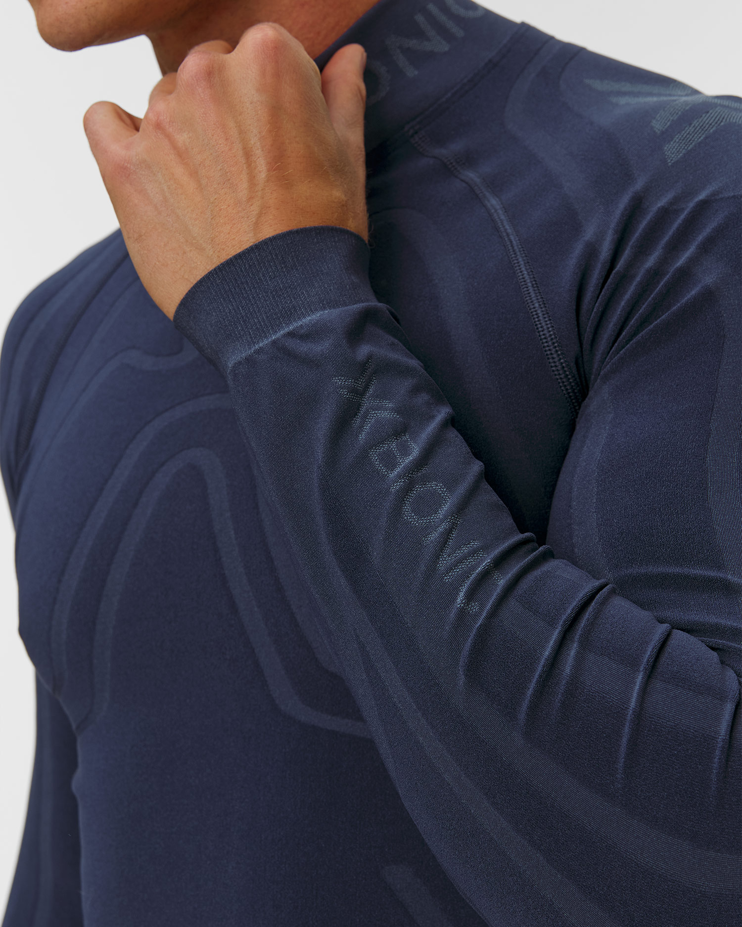 Tricou termoactiv cu mânecă lungă pentru bărbați X-Bionic Heatloop Shirt LS bleumarin