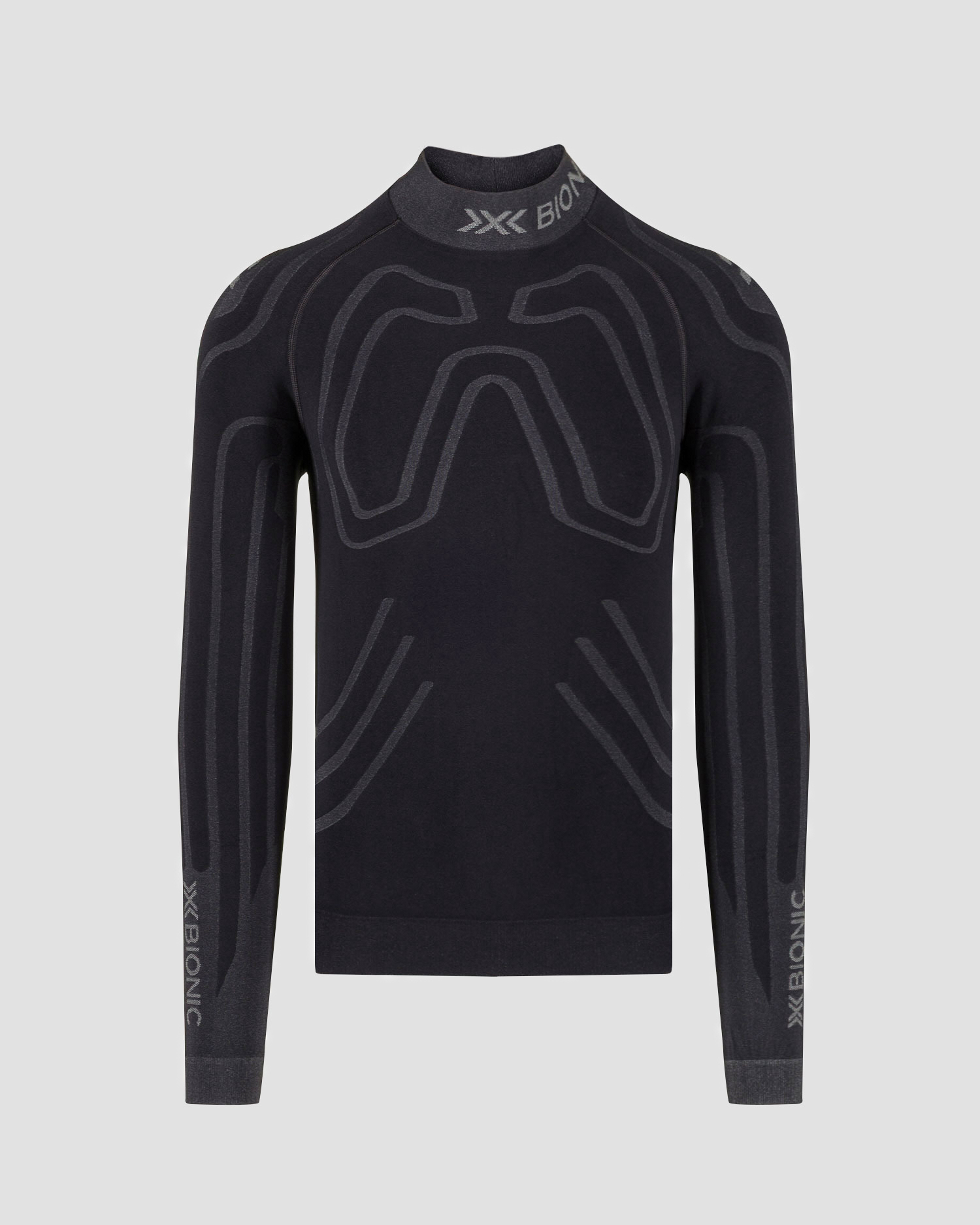 Longsleeve termoaktywny męski X-Bionic Heatloop Shirt LS czarny