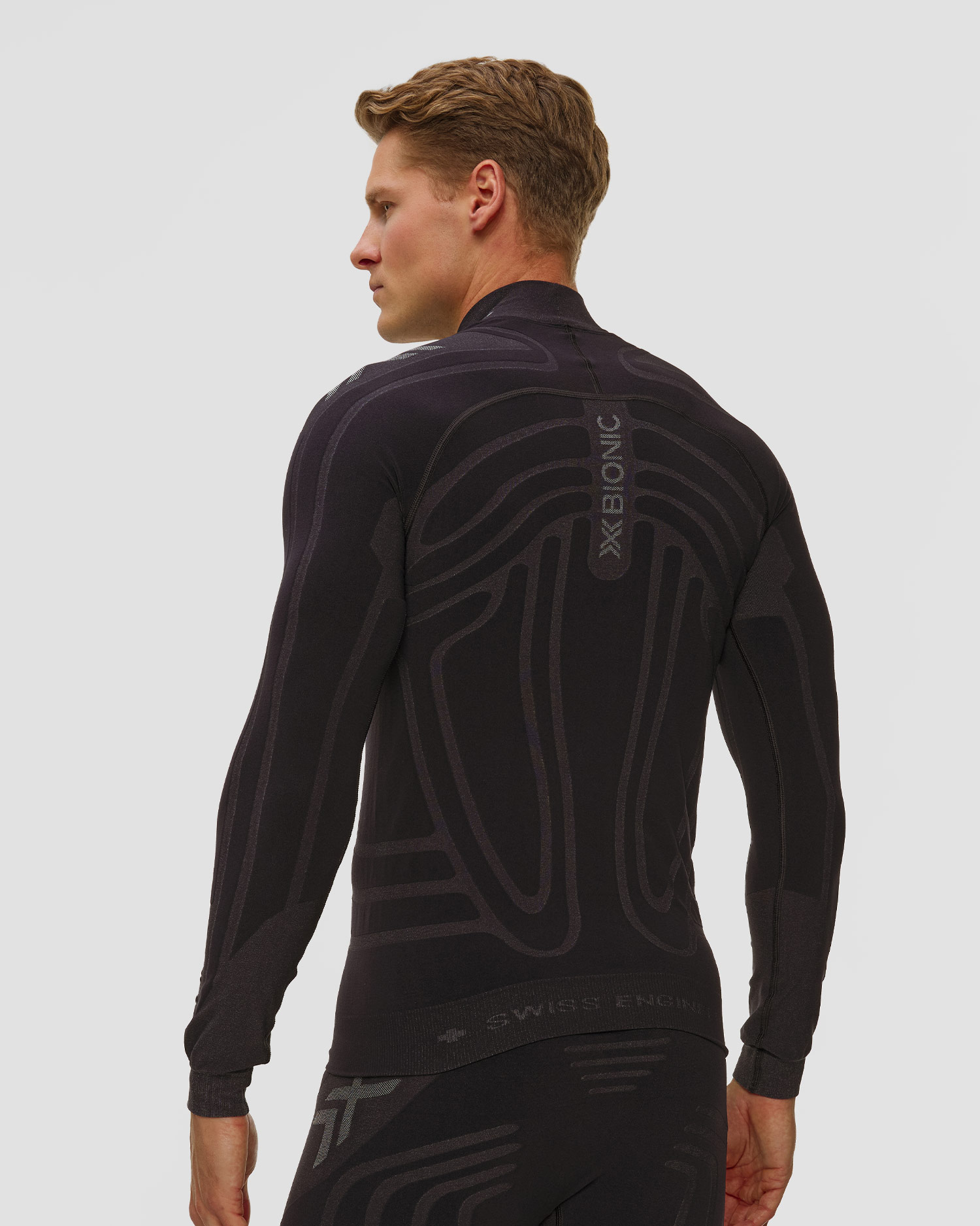 Longsleeve termoaktywny męski X-Bionic Heatloop Shirt LS czarny