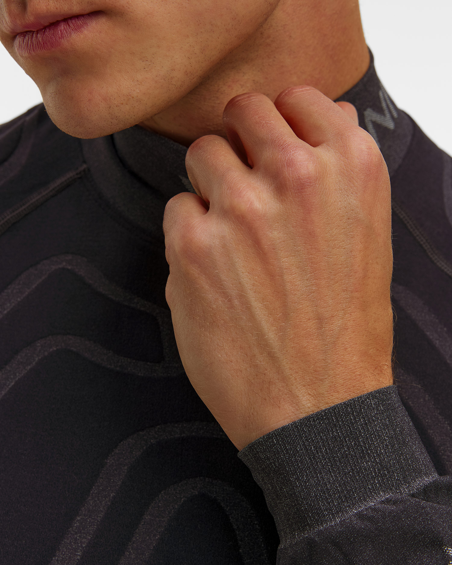 Longsleeve termoaktywny męski X-Bionic Heatloop Shirt LS czarny