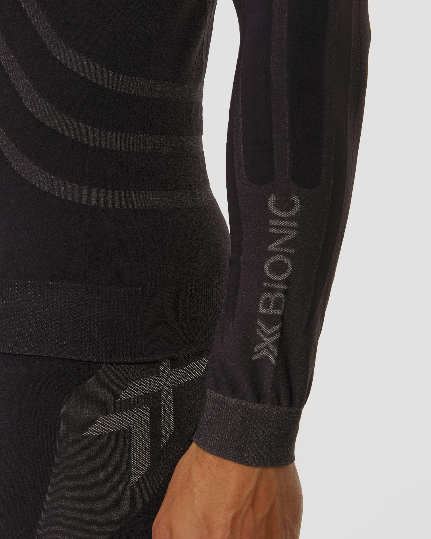 Longsleeve termoaktywny męski X-Bionic Heatloop Shirt LS czarny