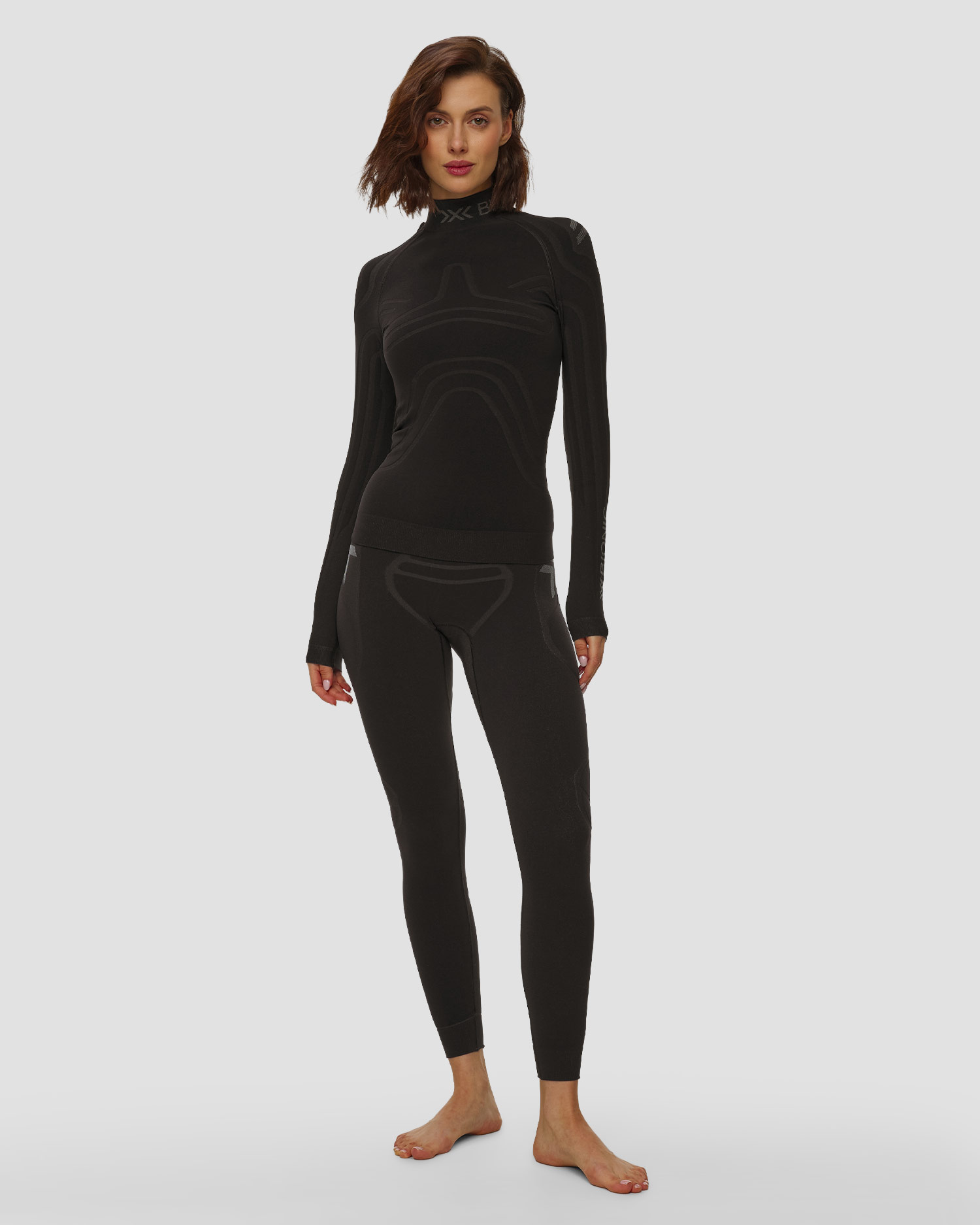 Longsleeve termoaktywny damski X-Bionic Heatloop Shirt LS czarny