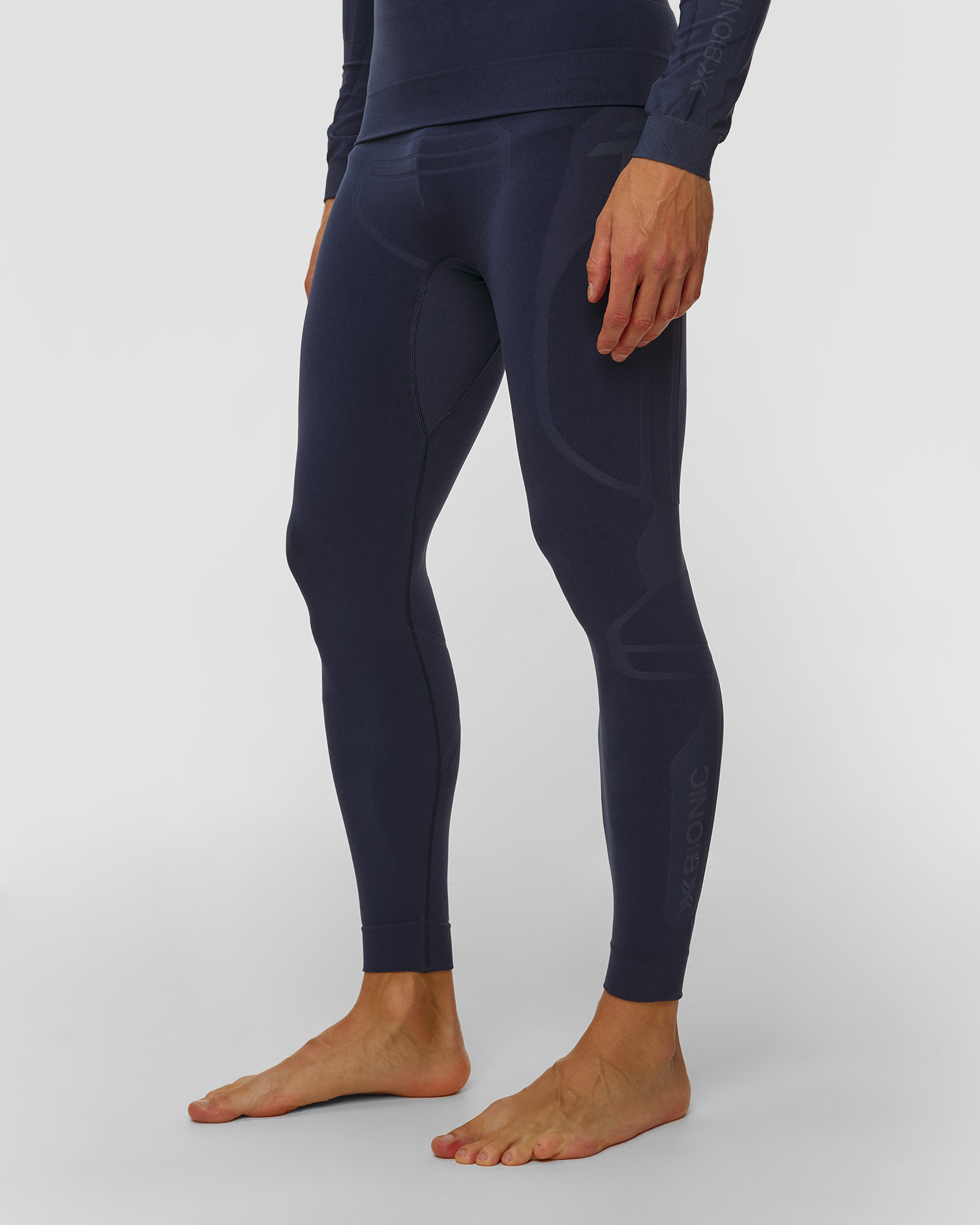 Men's thermo-active leggings X-Bionic Heatloop Pants navy blue