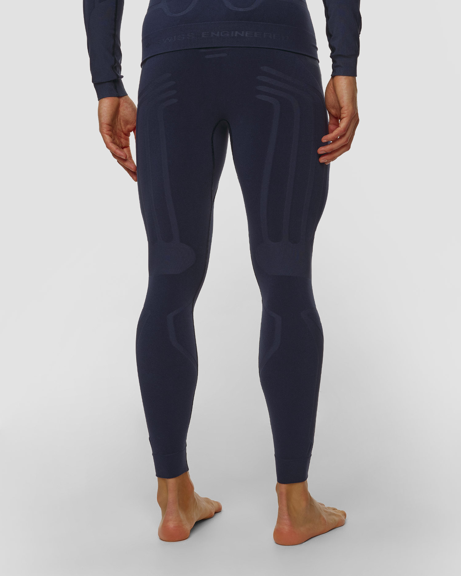 Leginsy termoaktywne męskie X-Bionic Heatloop Pants granatowe