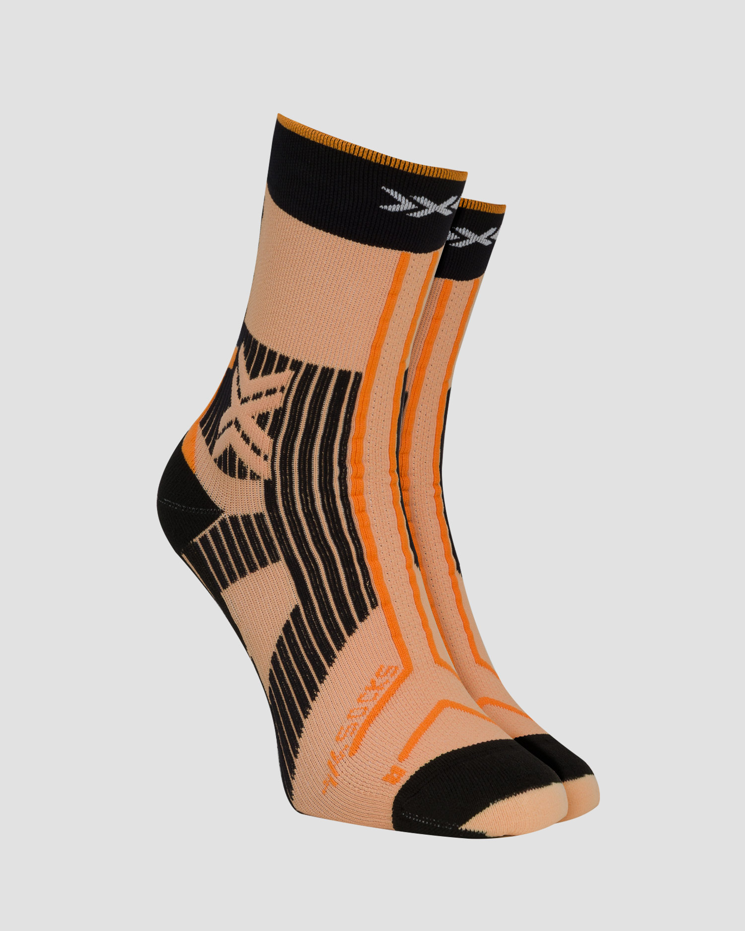 Scarpe da corsa trail unisex X-Bionic Terraskin X01 nero-arancione + calzini tecnici