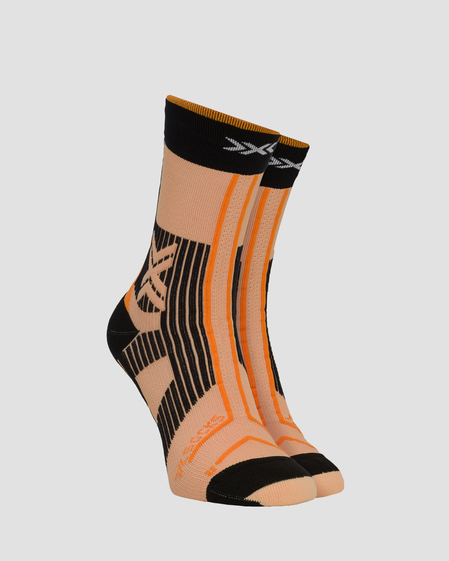 Scarpe da corsa trail unisex X-Bionic Terraskin X02 nero-arancione + calzini tecnici