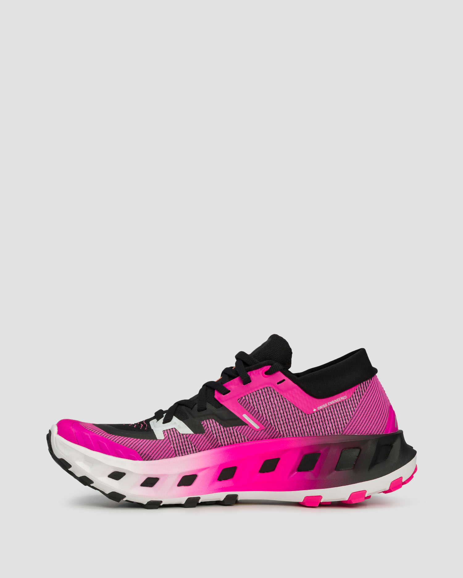 Pantofi de alergare trail unisex X-Bionic Terraskin X02 roz-negru + șosete tehnice