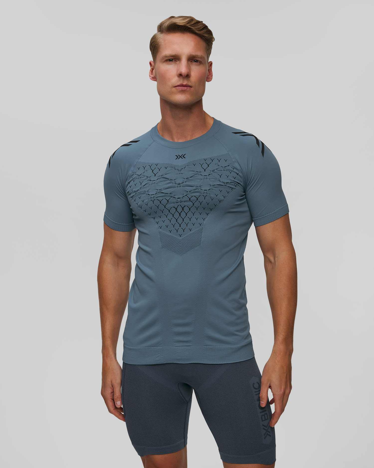 X-Bionic Twyce Run Shirt Laufshirt für Herren in Blau