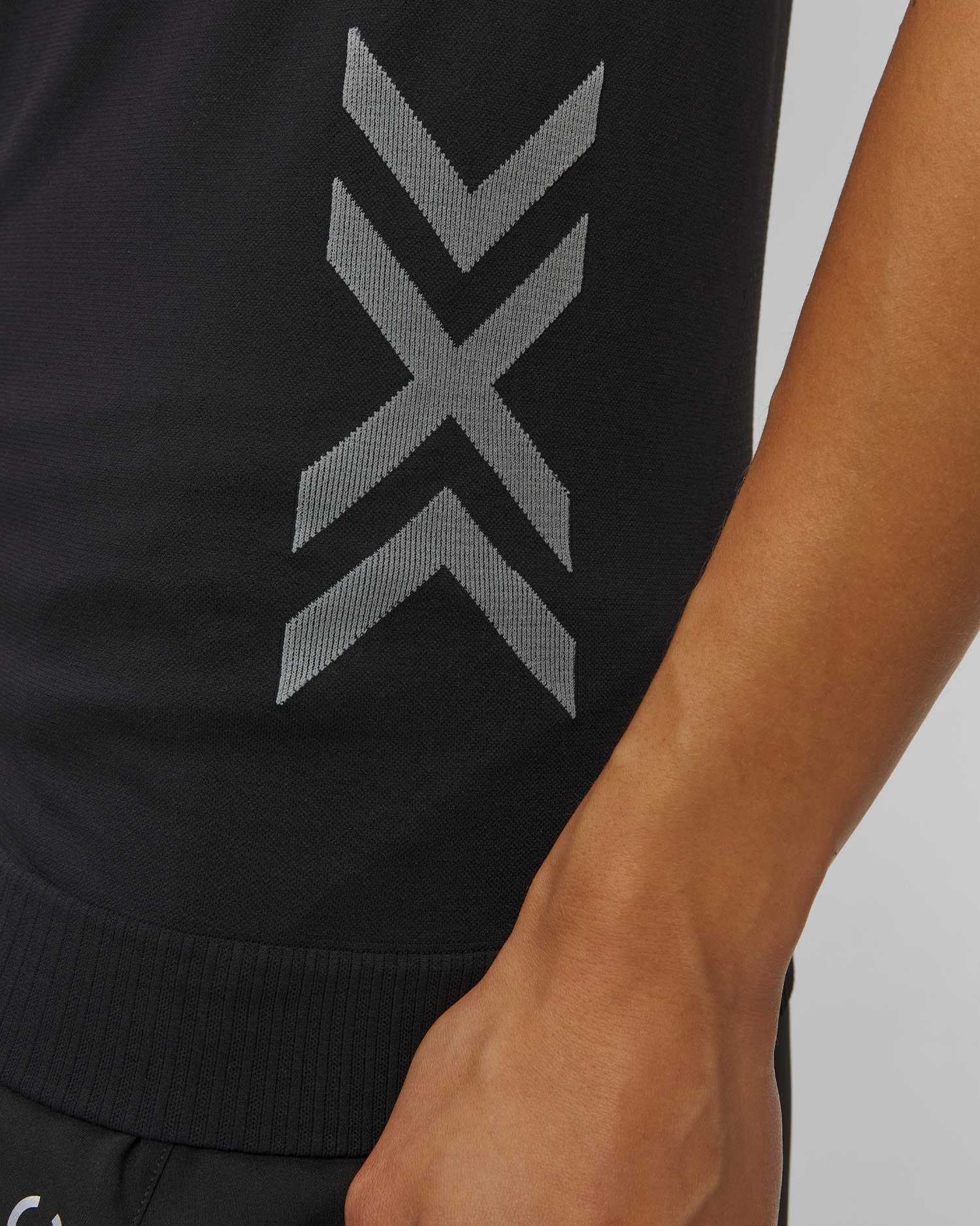 X-Bionic Twyce Run Shirt Laufshirt für Damen in Schwarz und Grau