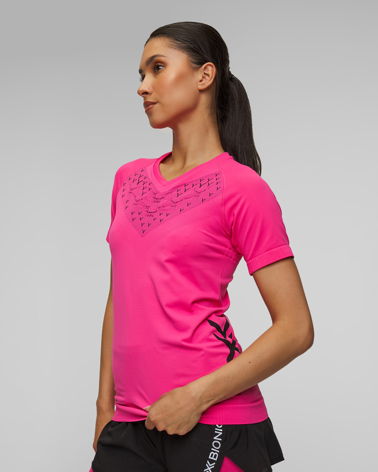 X-Bionic Twyce Run Shirt Laufshirt für Damen in Pink