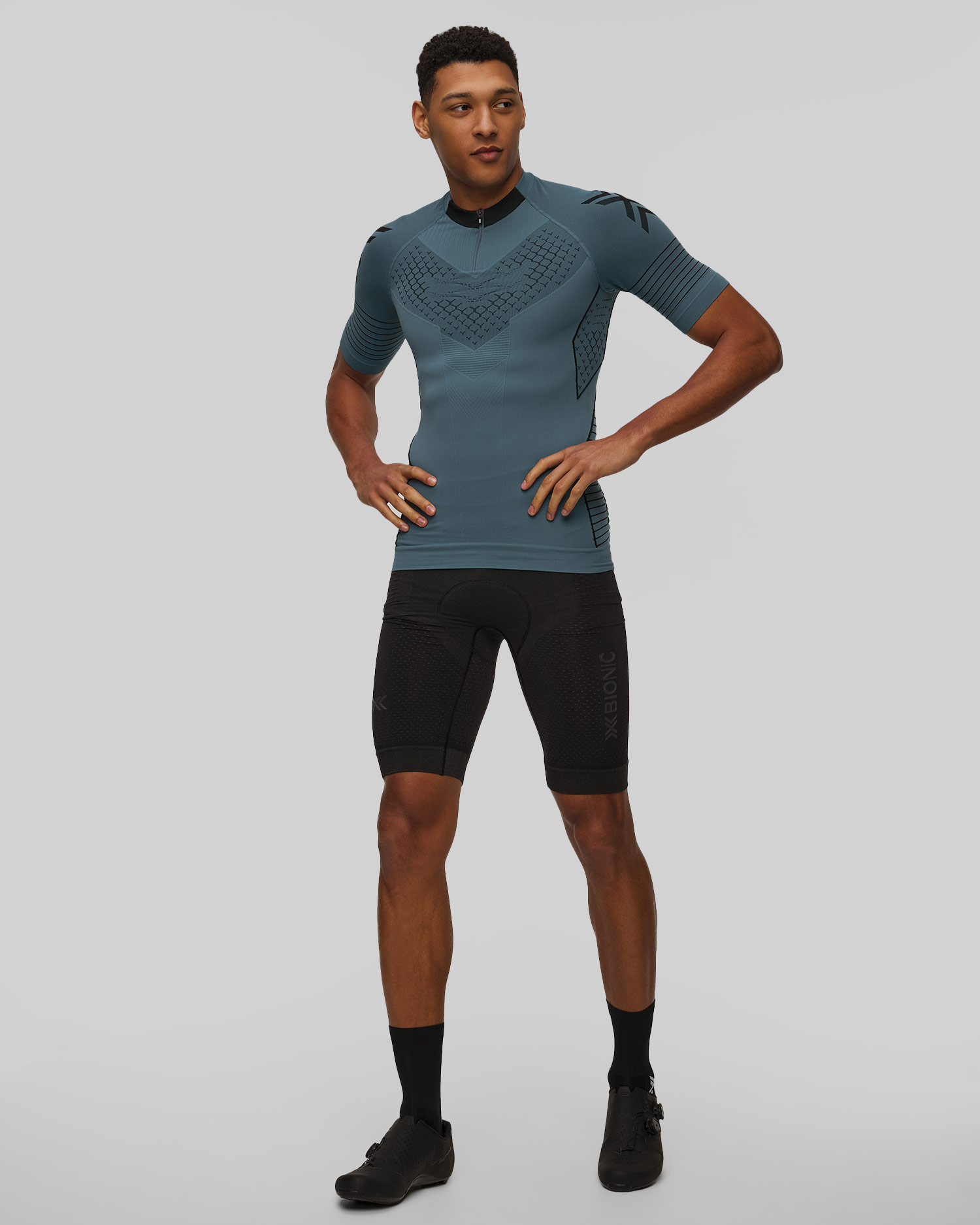Koszulka biegowa męska X-Bionic Twyce Race Shirt niebieska