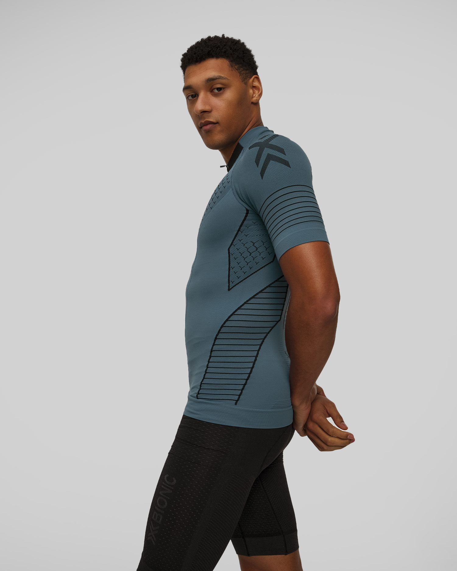 Pánske bežecké tričko X-Bionic Twyce Race modré