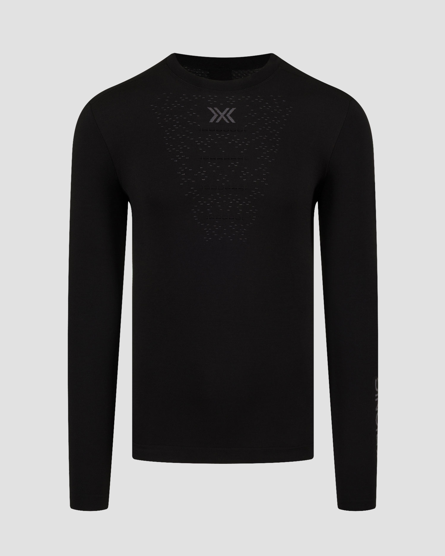 Tricou temoactiv cu mânecă lungă pentru bărbați X-Bionic Mightywool Shirt LS negru