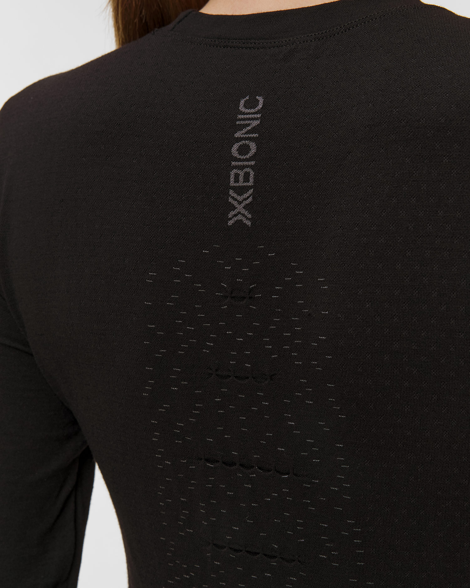 Dámské tričko s dlouhými rukávy X-Bionic Mightywool Shirt LS v černé barvě