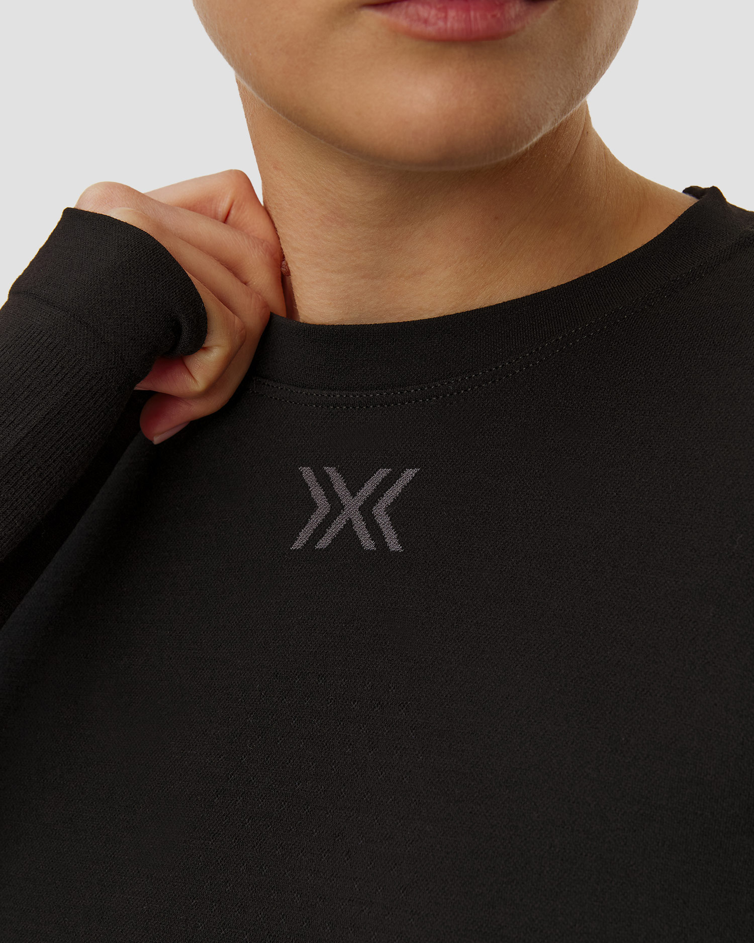 Dámské tričko s dlouhými rukávy X-Bionic Mightywool Shirt LS v černé barvě