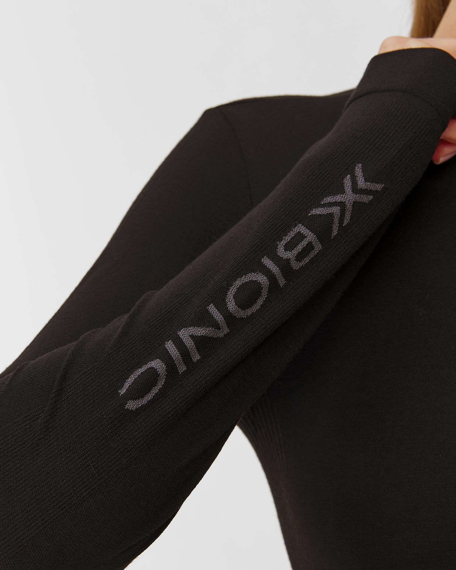 Dámské tričko s dlouhými rukávy X-Bionic Mightywool Shirt LS v černé barvě