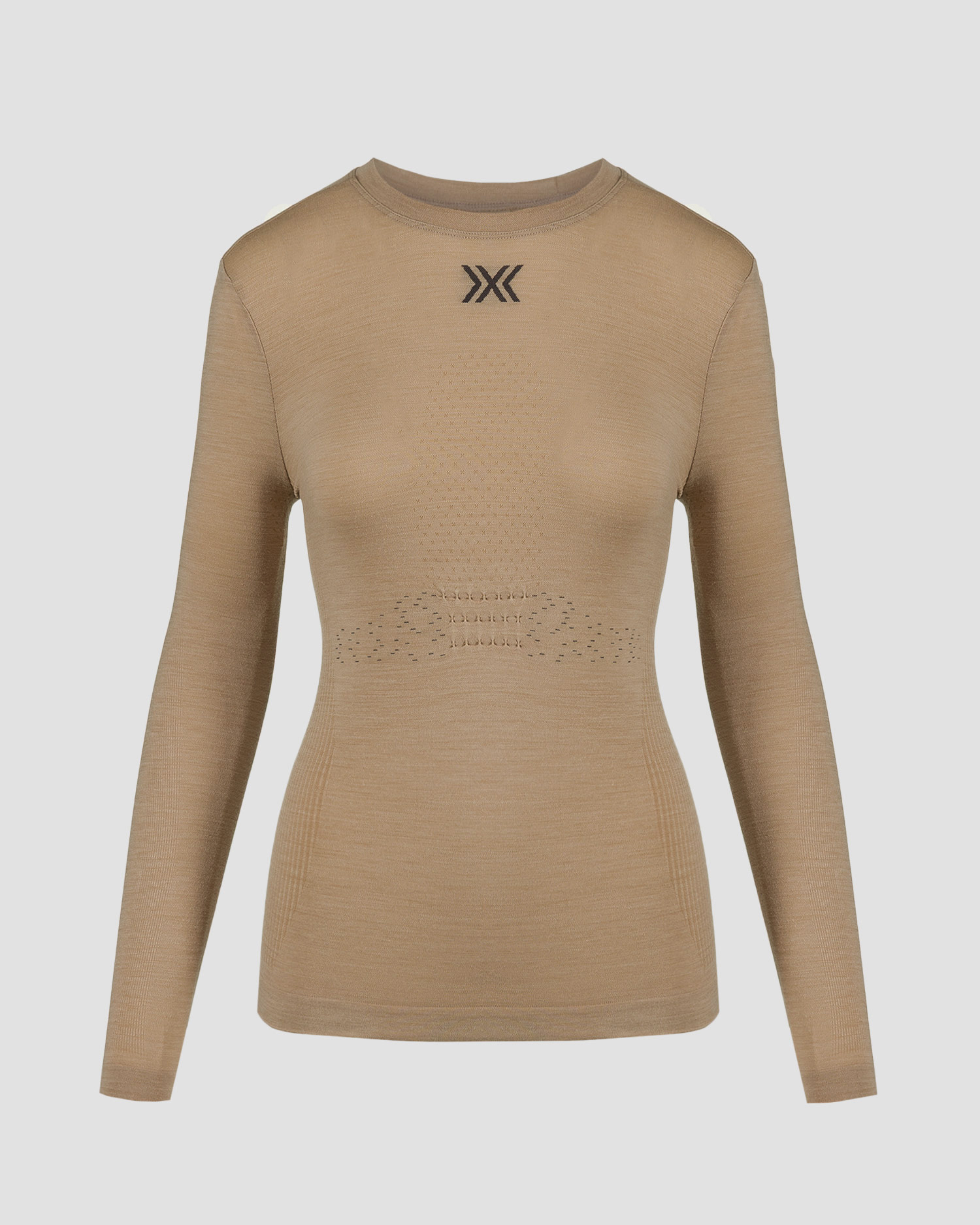 Women's X-Bionic Mightywool Shirt LS Longsleeve beige